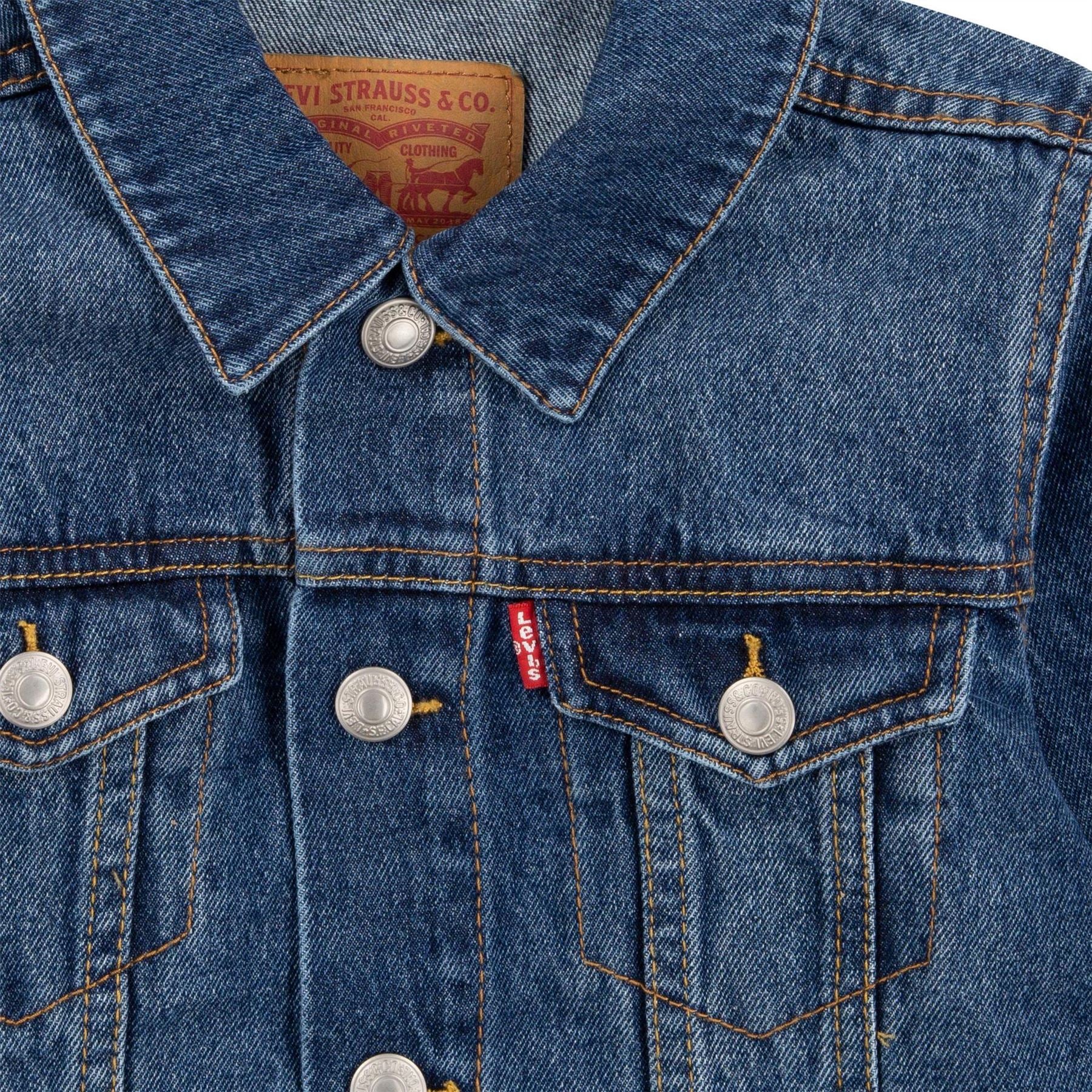 Levis Kids Trucker Cotton Long Sleeve Denim Jacket