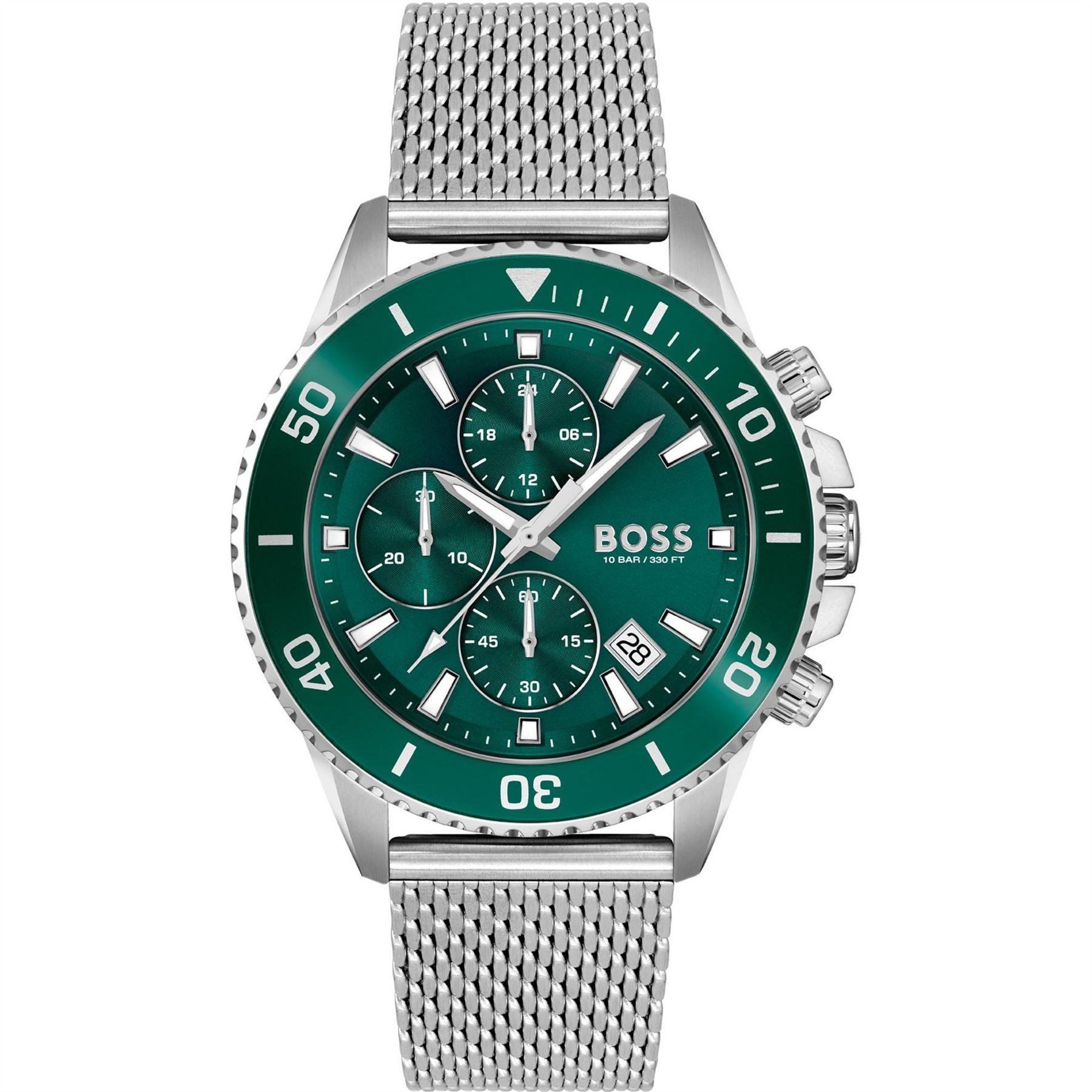 Boss Admiral Stainless Steel 46mm Water Resistant Analogue Quartz Watch