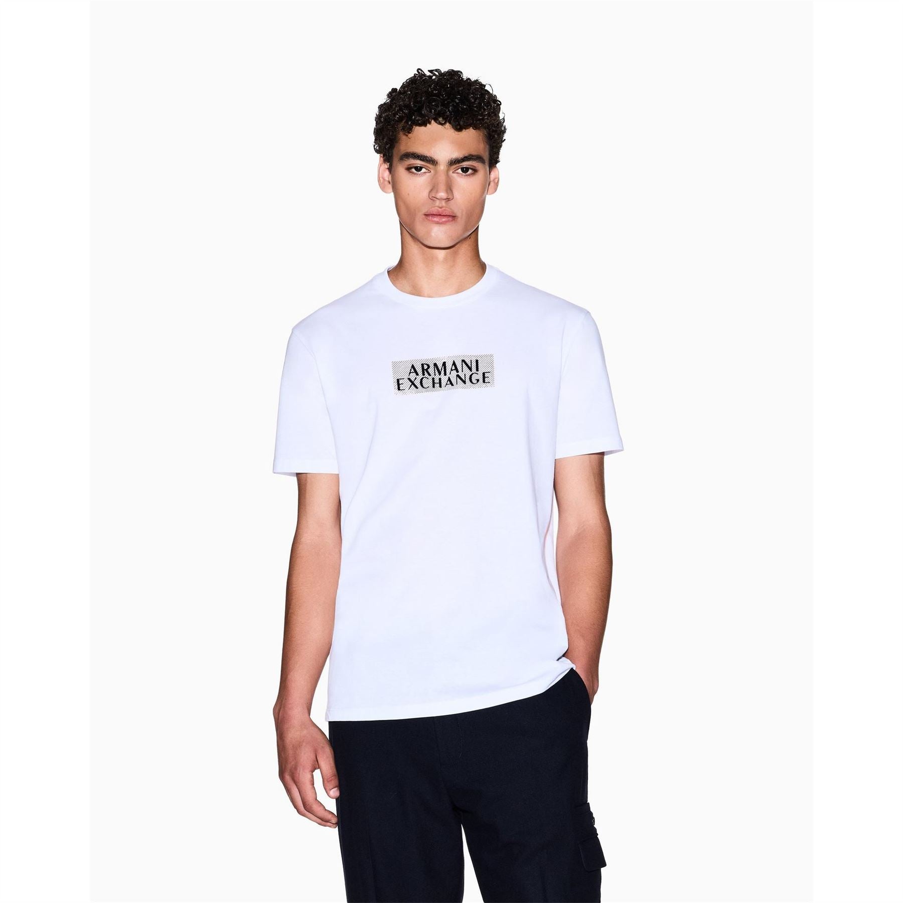 Armani Exchange Exchange Crew Neck Short Sleeve Jersey T-Shirt