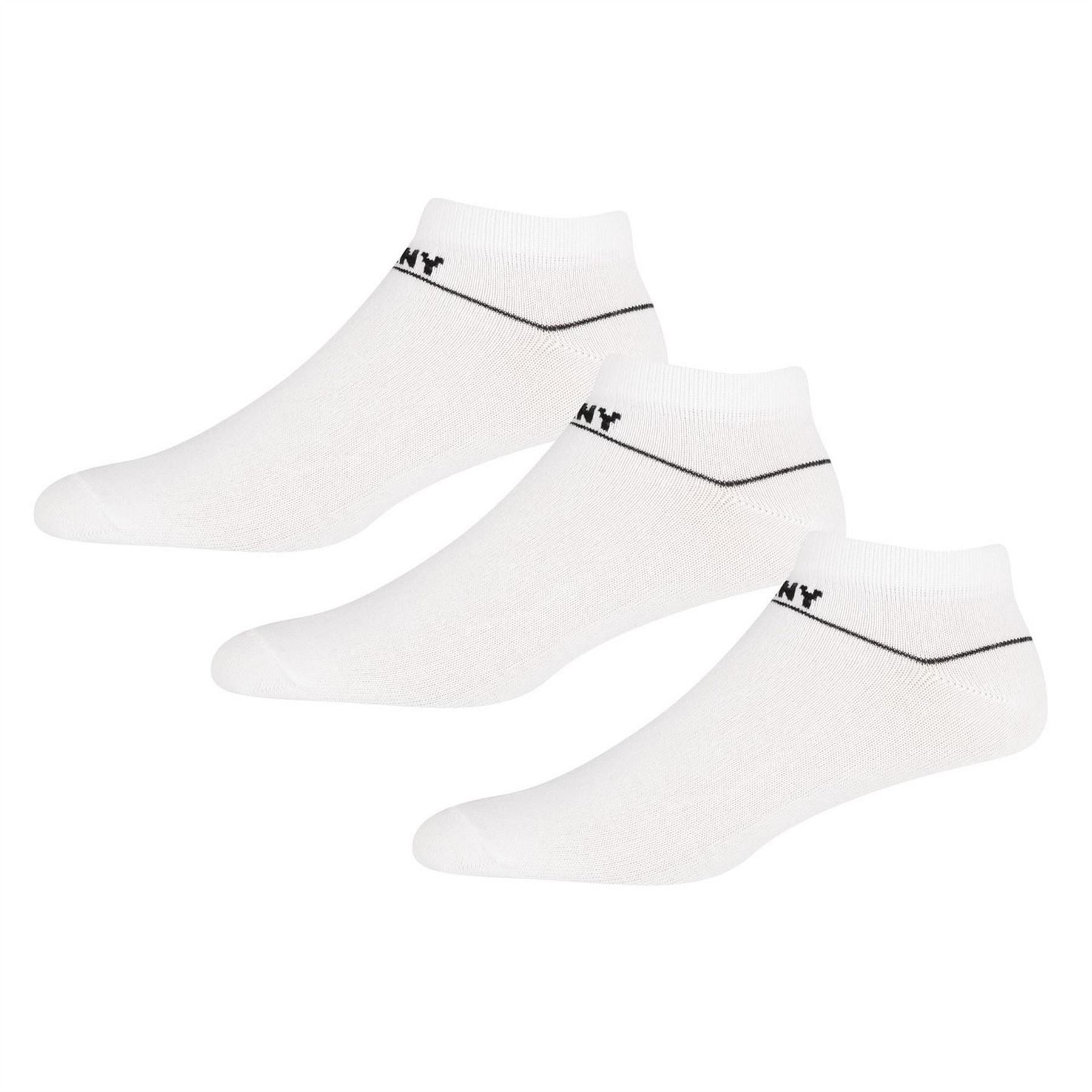 DKNY Mens 3 Pack Trainer Liners Jefferson