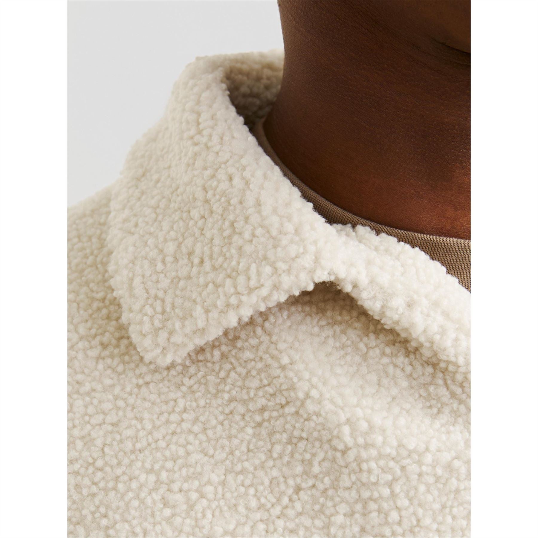 Jack and Jones Teddy Relaxed Fit Long Sleeve Sweater