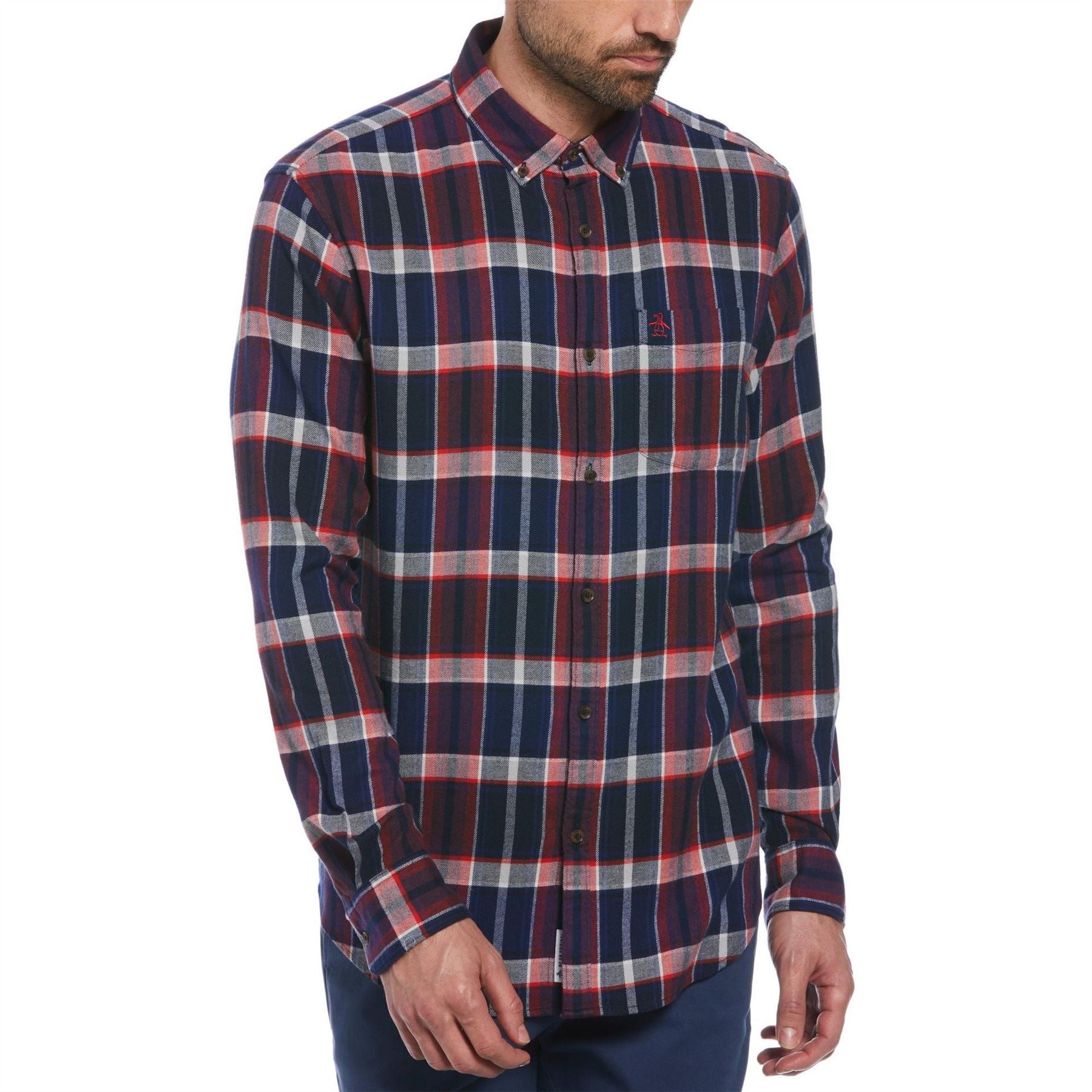 Original Penguin Long Sleeve Regular Fit Shirt