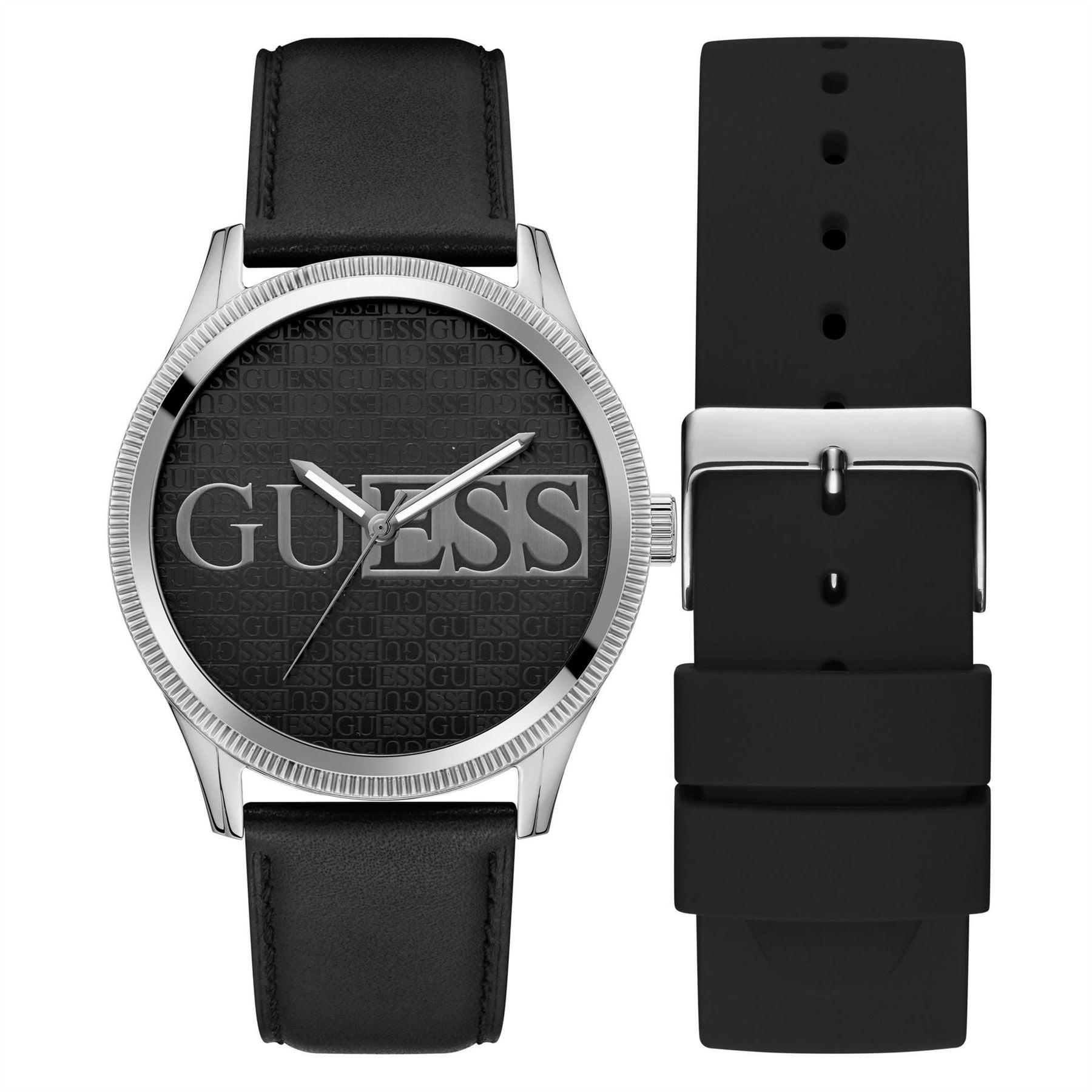 Guess Reputation Fashion Leather Single Wrap Analogue Watch