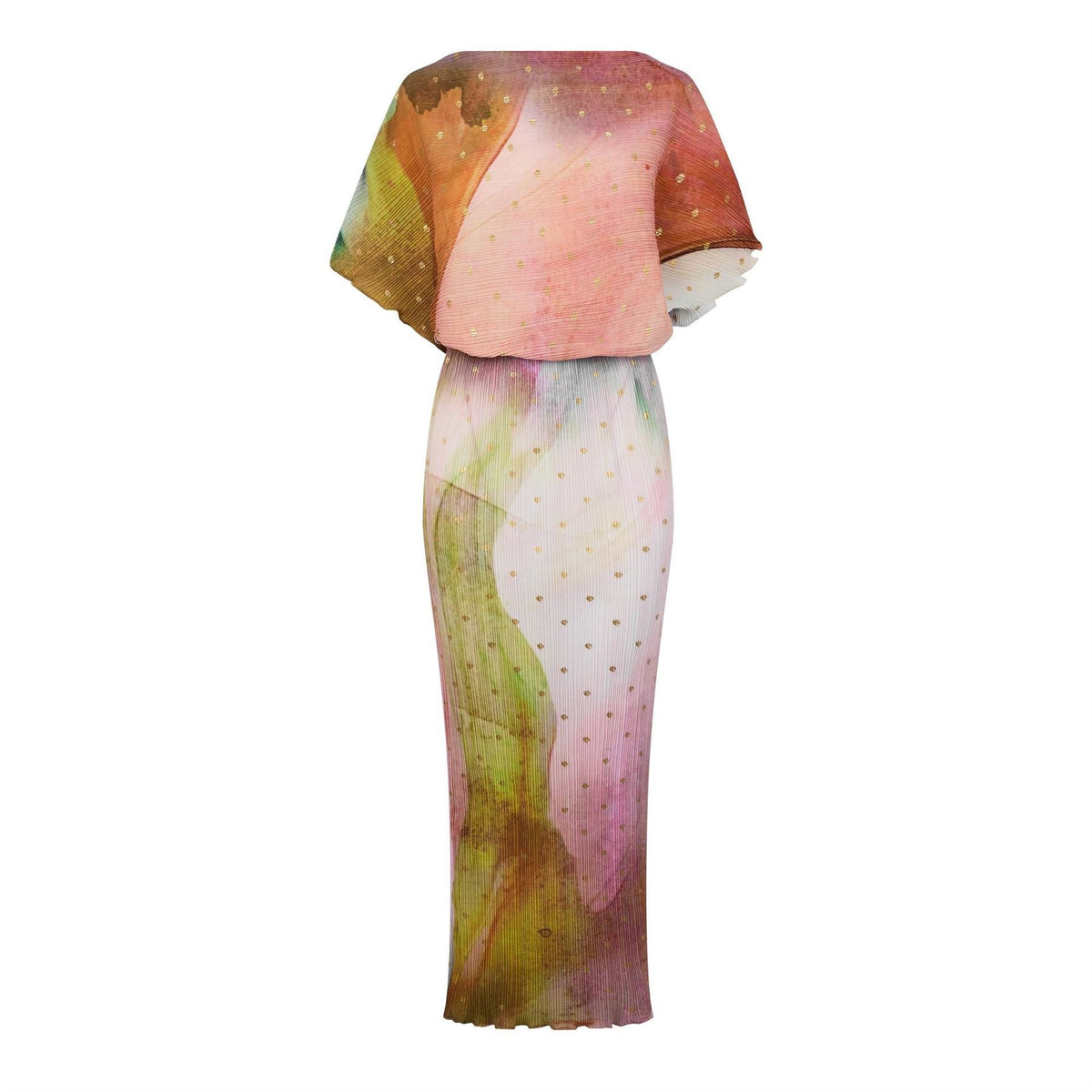 Never Fully Dressed Tilly Boat Neck Short Sleeve Maxi Dress