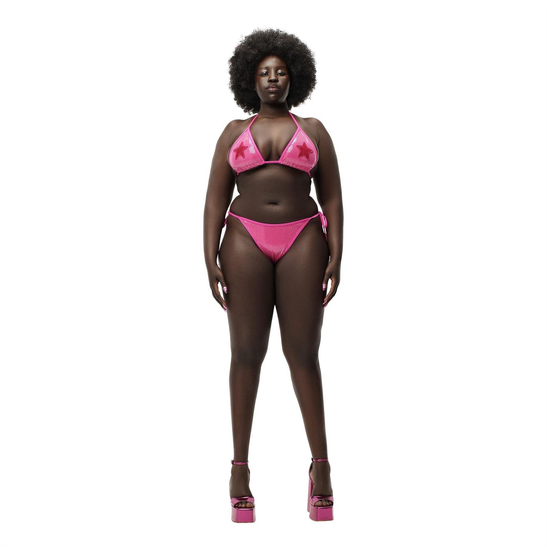 adidas Originals Ivy Park Shined Star Bikini Top