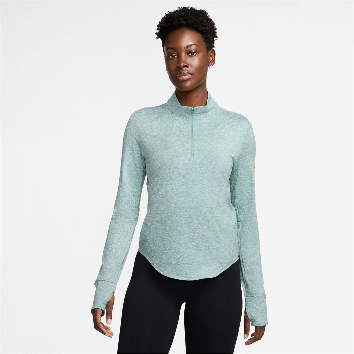 Nike Womens Swift 1 4 Zip Running Top