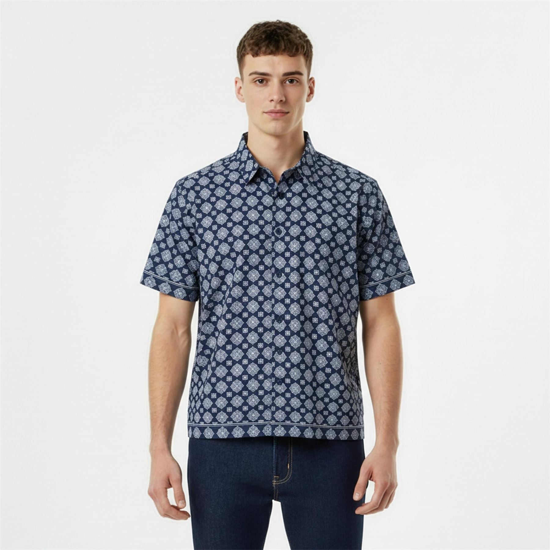 Jack Wills Short Sleeve Printed Shirt
