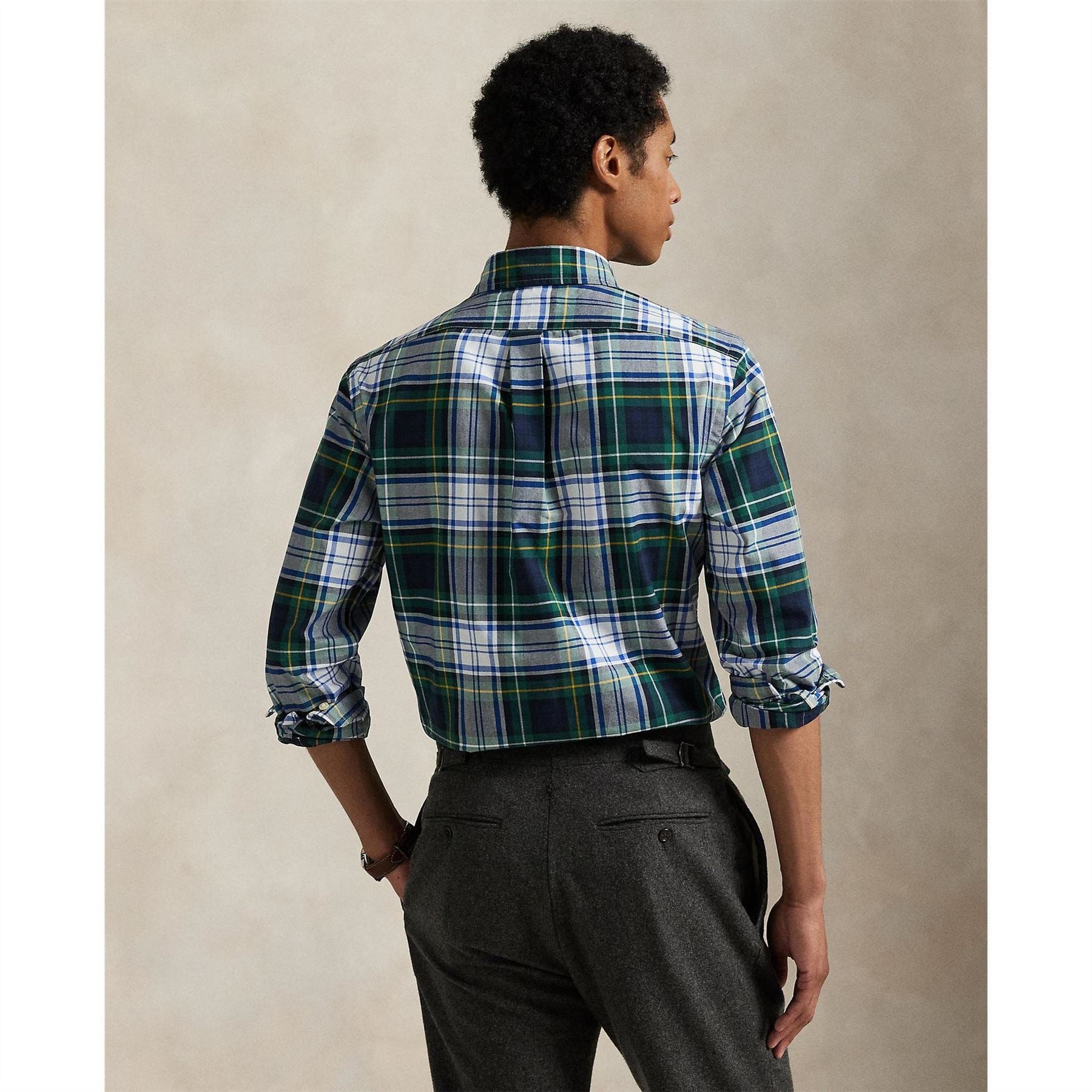 Polo Ralph Lauren Checkered Button Down Collar Long Sleeve Shirt