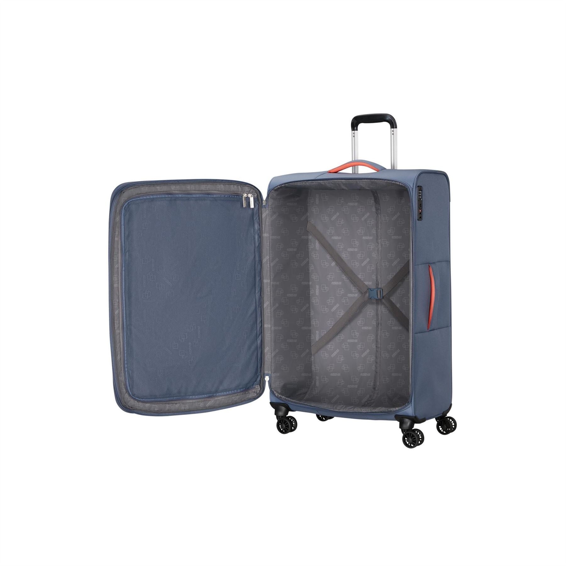 American Tourister Spinner 78.5x49x30 32cm Exp Tsa Large Soft Suitcase