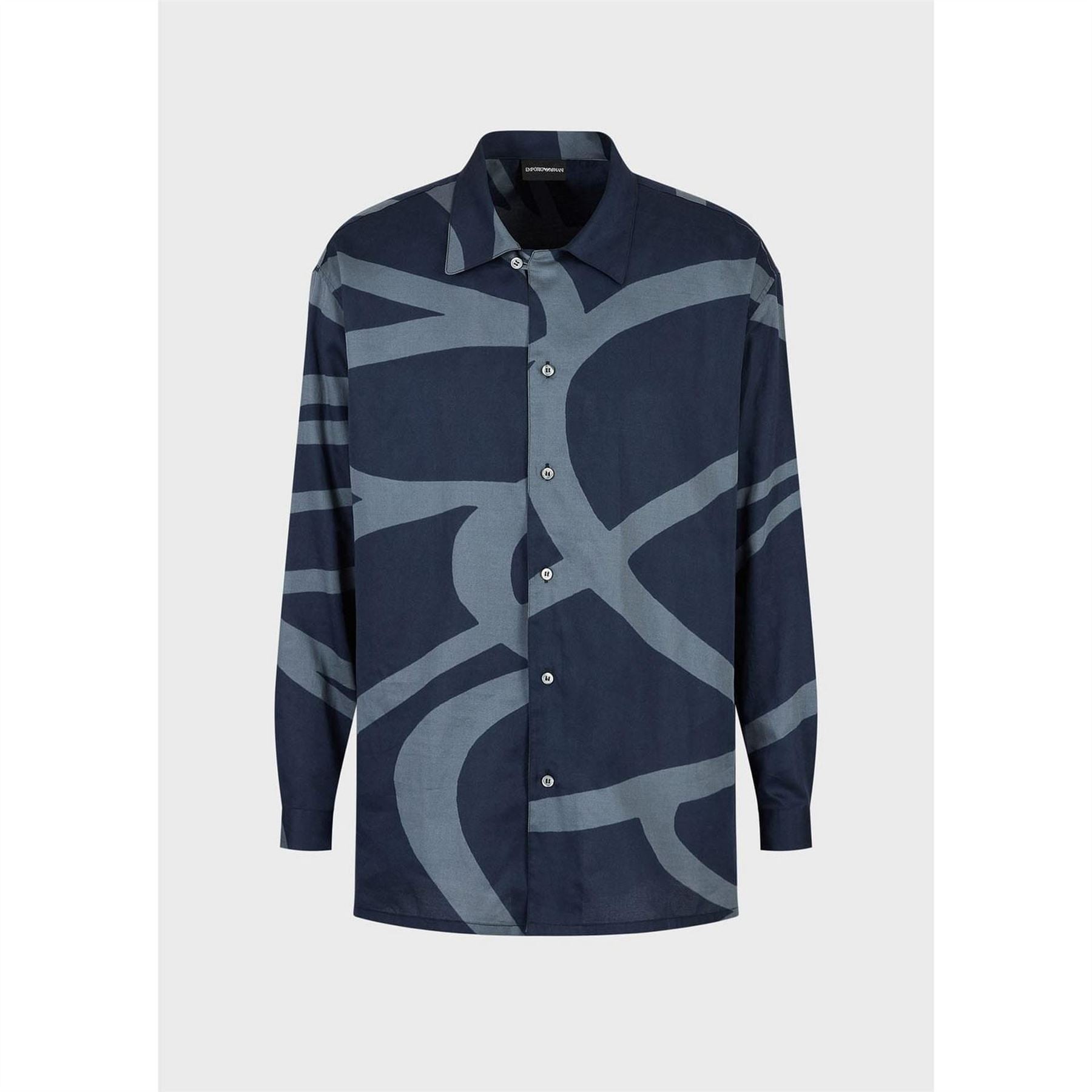 Emporio Armani Print Long Sleeve Shirt