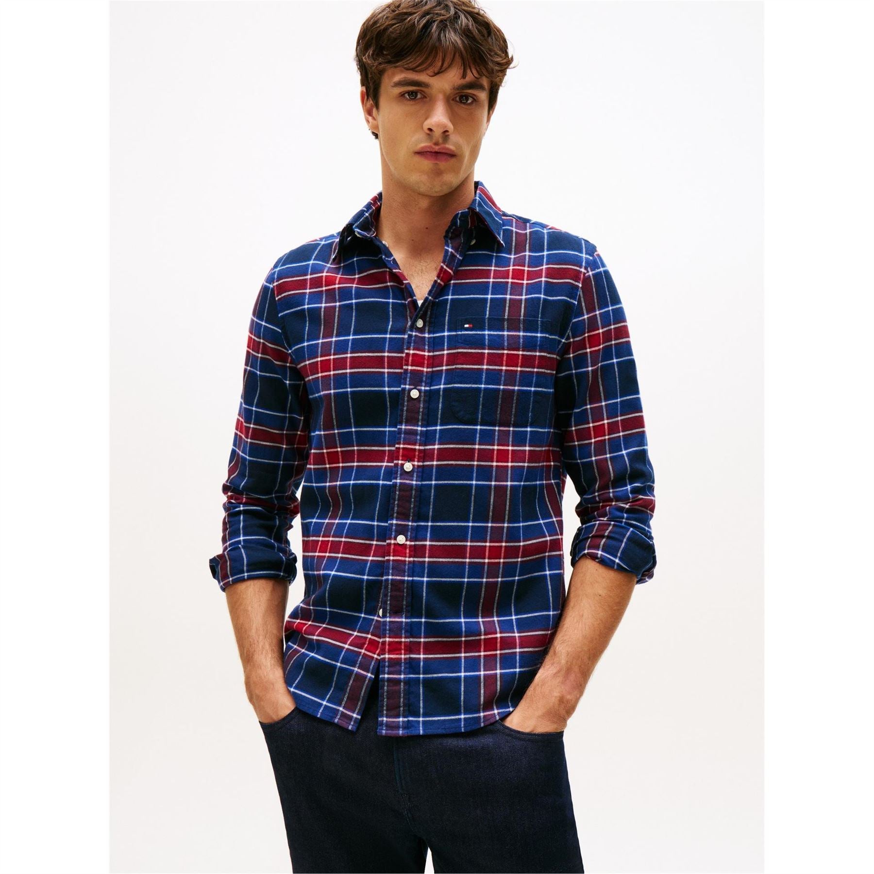 Tommy Hilfiger Tartan Check Long Sleeve Patterned Shirt