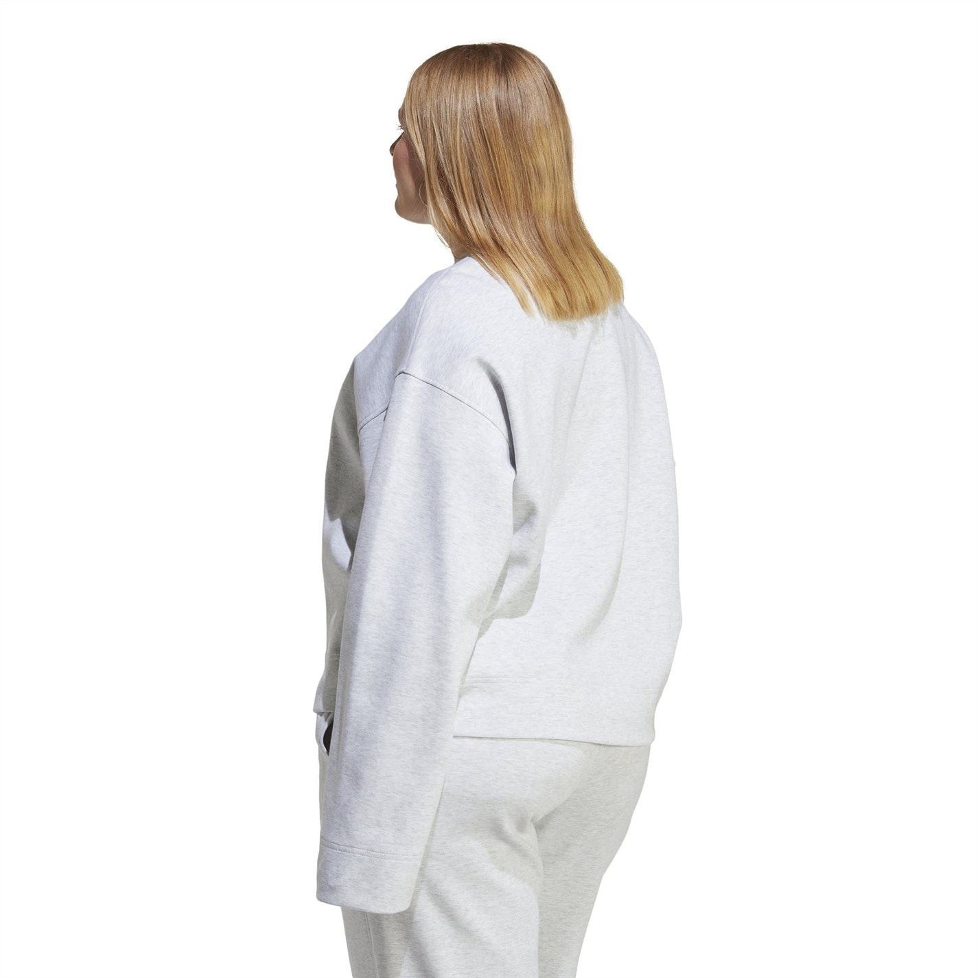 adidas Originals Womens Premium Essentials Plus Size Crew Sweatshirt