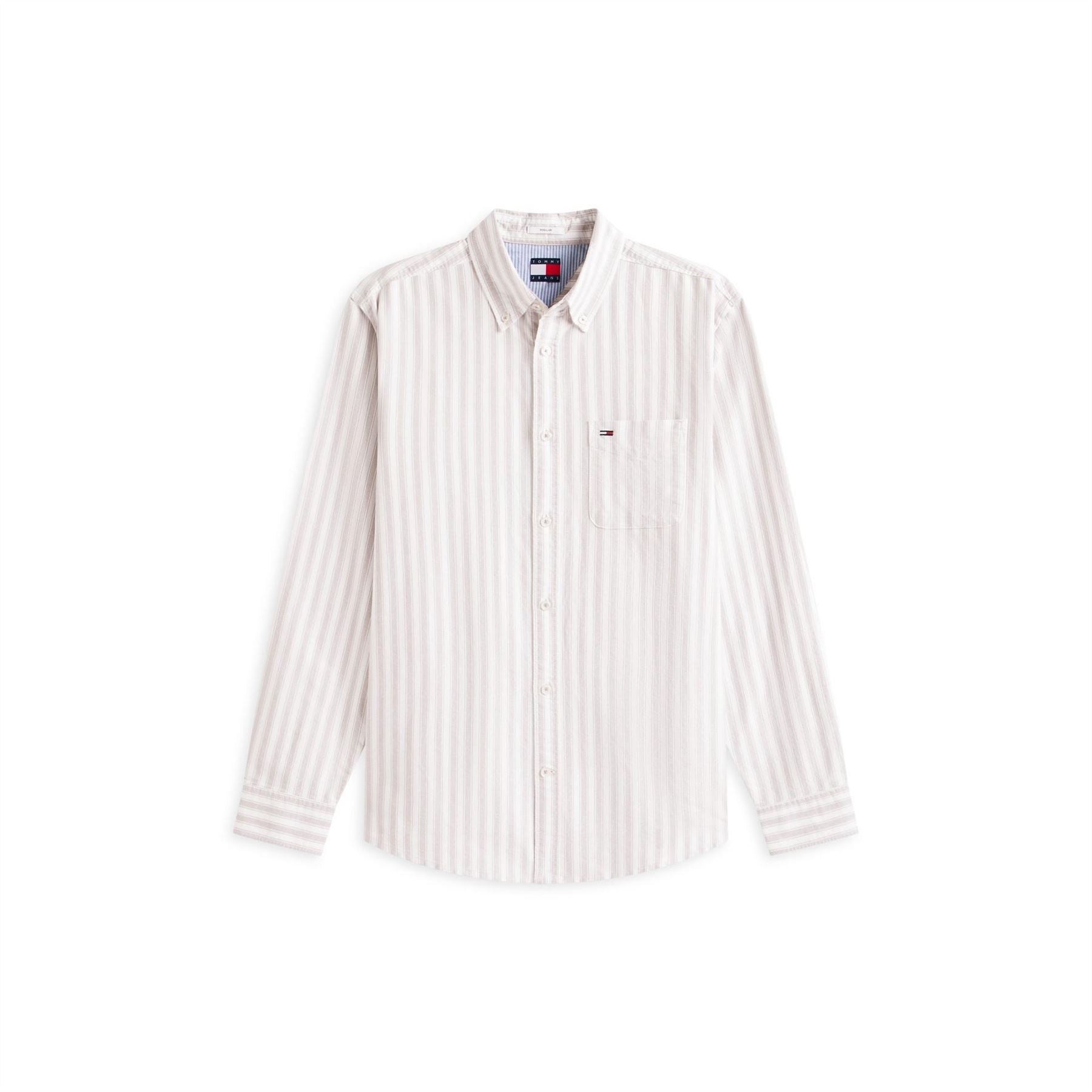 Tommy Jeans Long Sleeve Patterned Shirt