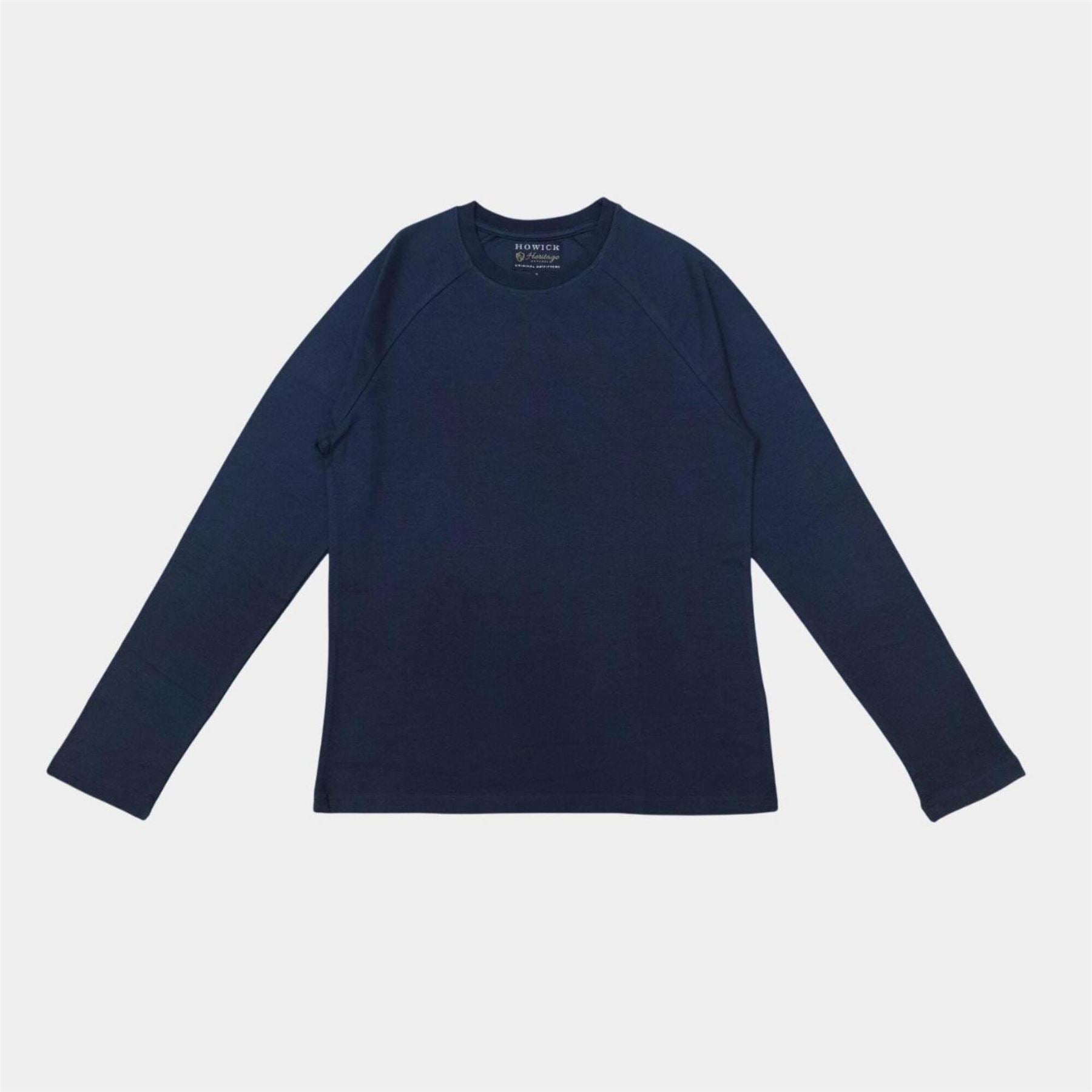Howick  Cotton Crew Neck Long Sleeve Pyjama Sets