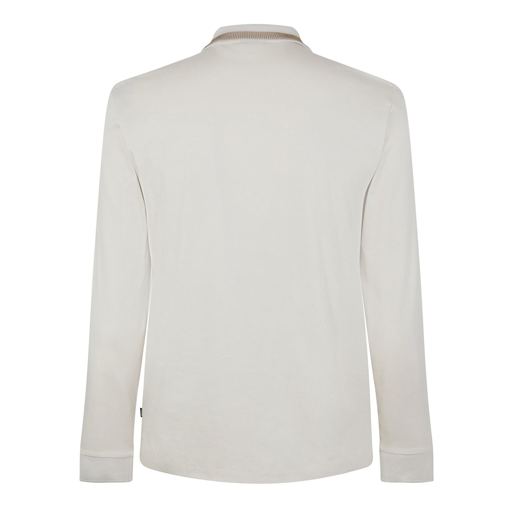 Boss H Pleins 199 Black Long Sleeve Polo Shirt