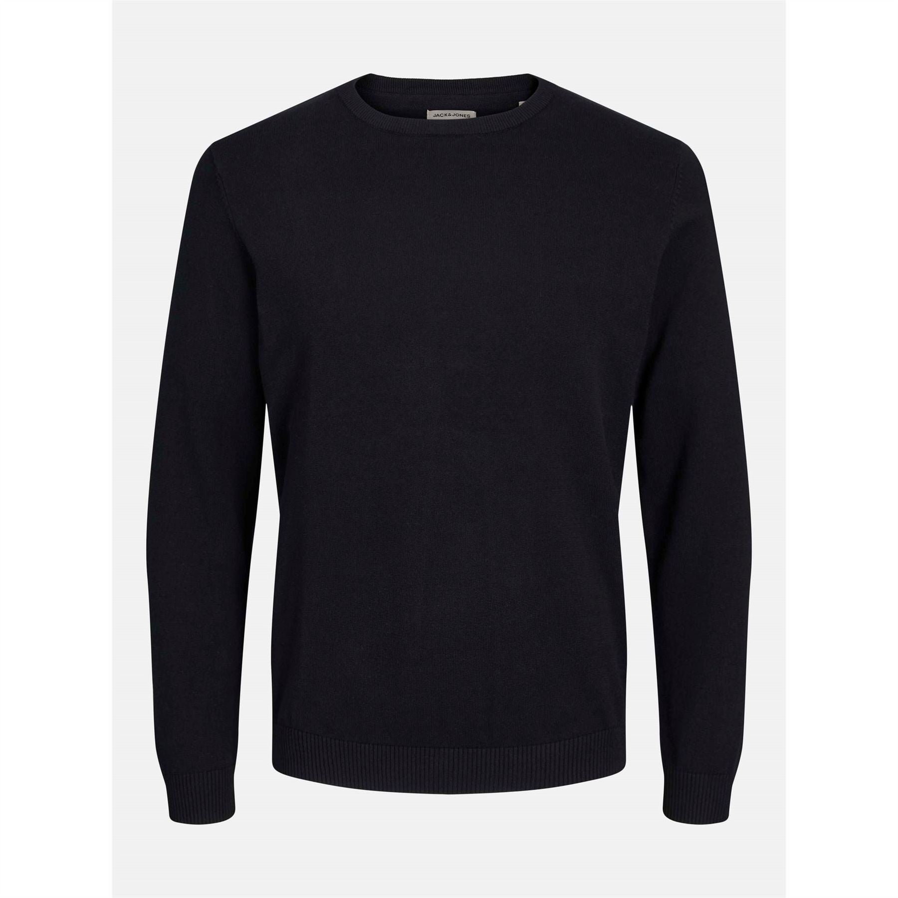 Jack and Jones Plus Crew Neck Long Sleeve Sweater