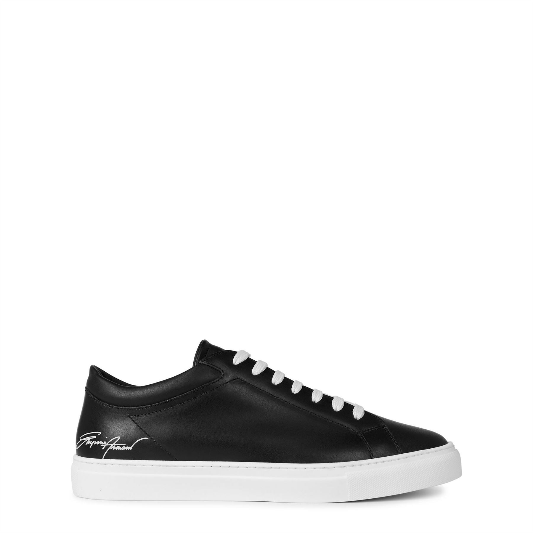 Emporio Armani Leather Low Top Trainers