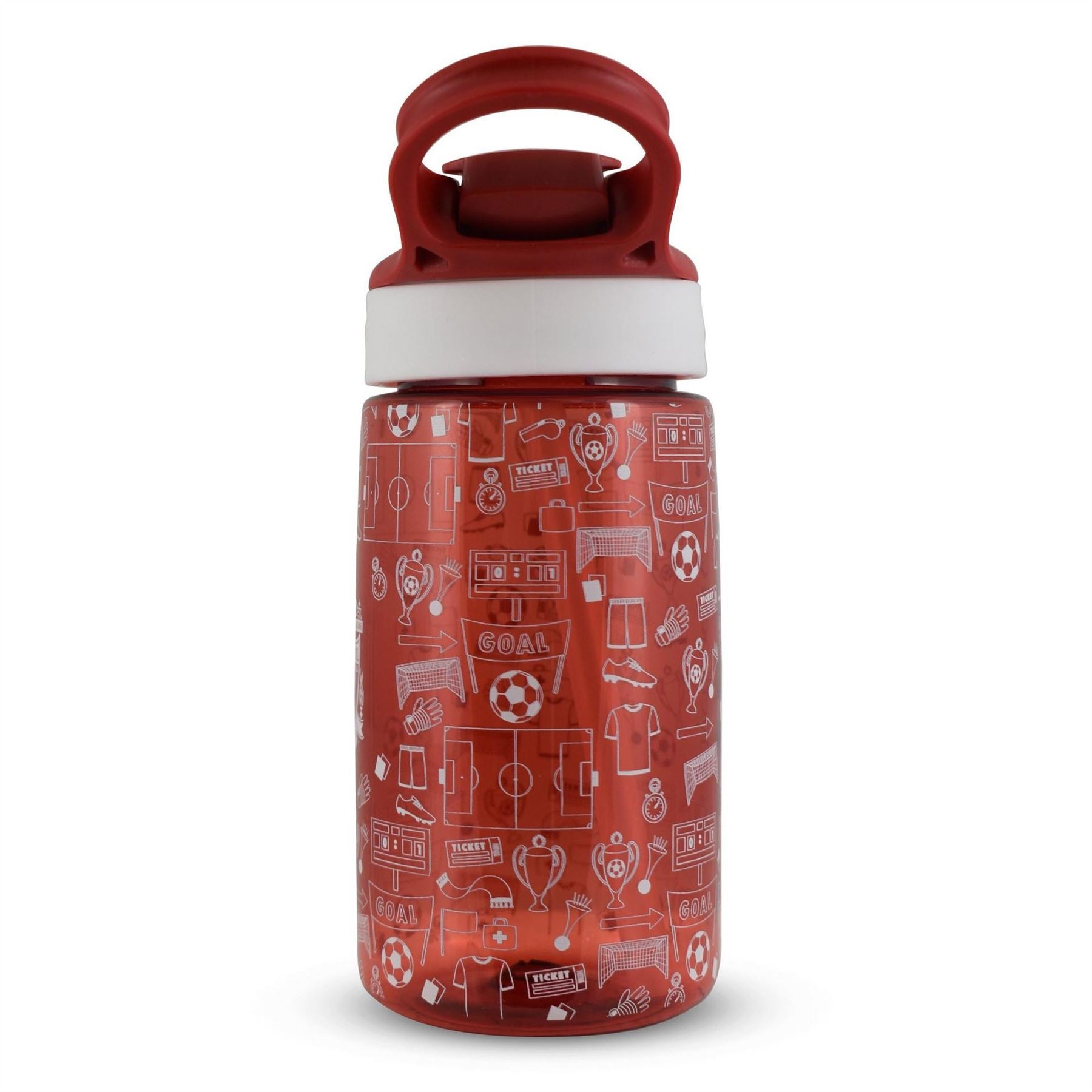 Team 480ml Plastic Football Water Bottle
