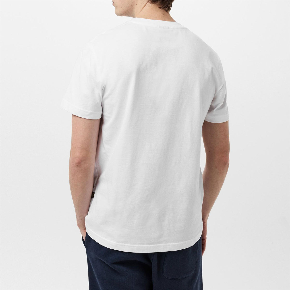 G Star Lettering Crew Neck Regular Fit T-Shirt