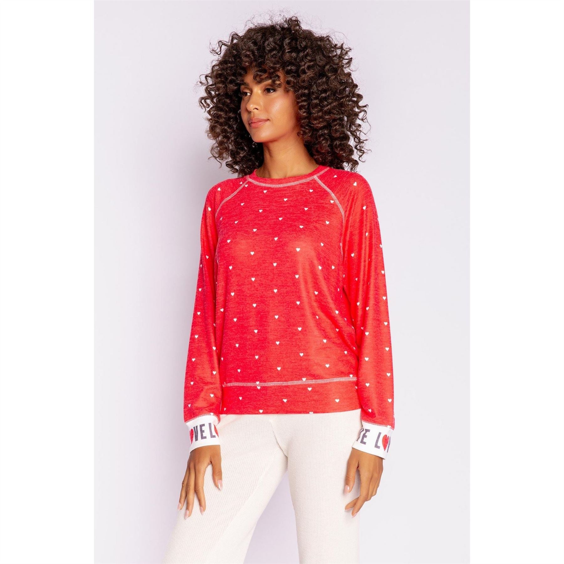 PJ Salvage Salvage Red Loved Shirt