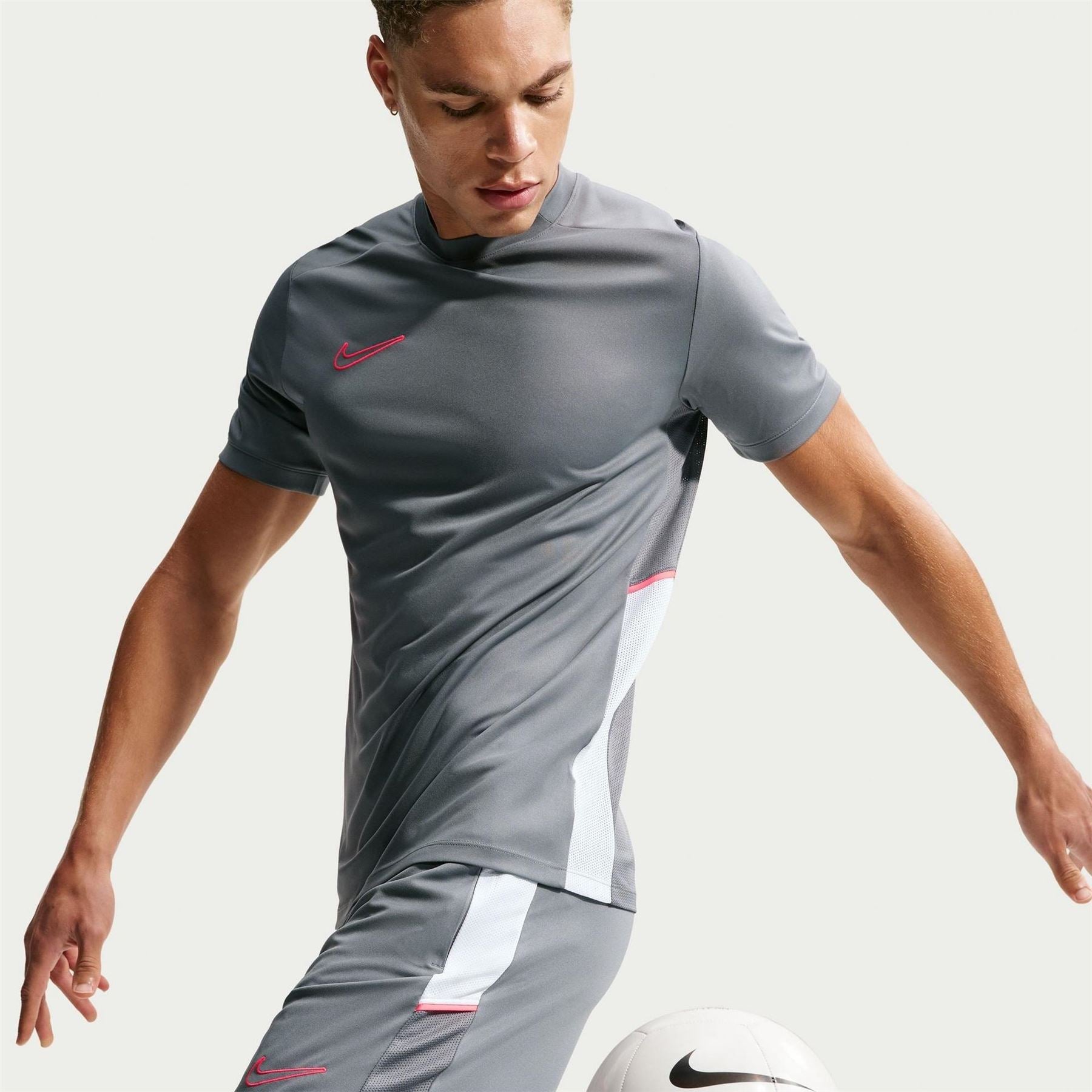 Nike Mens Dri Fit Academy Short Sleeve Football Top