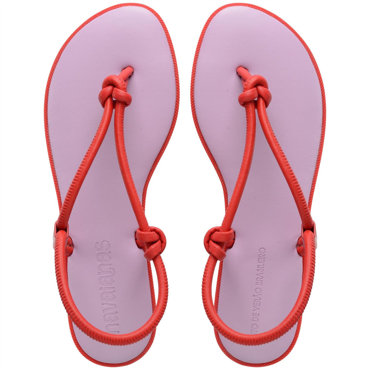 Havaianas Una Solid Patterned Toe Post Flat Sandals