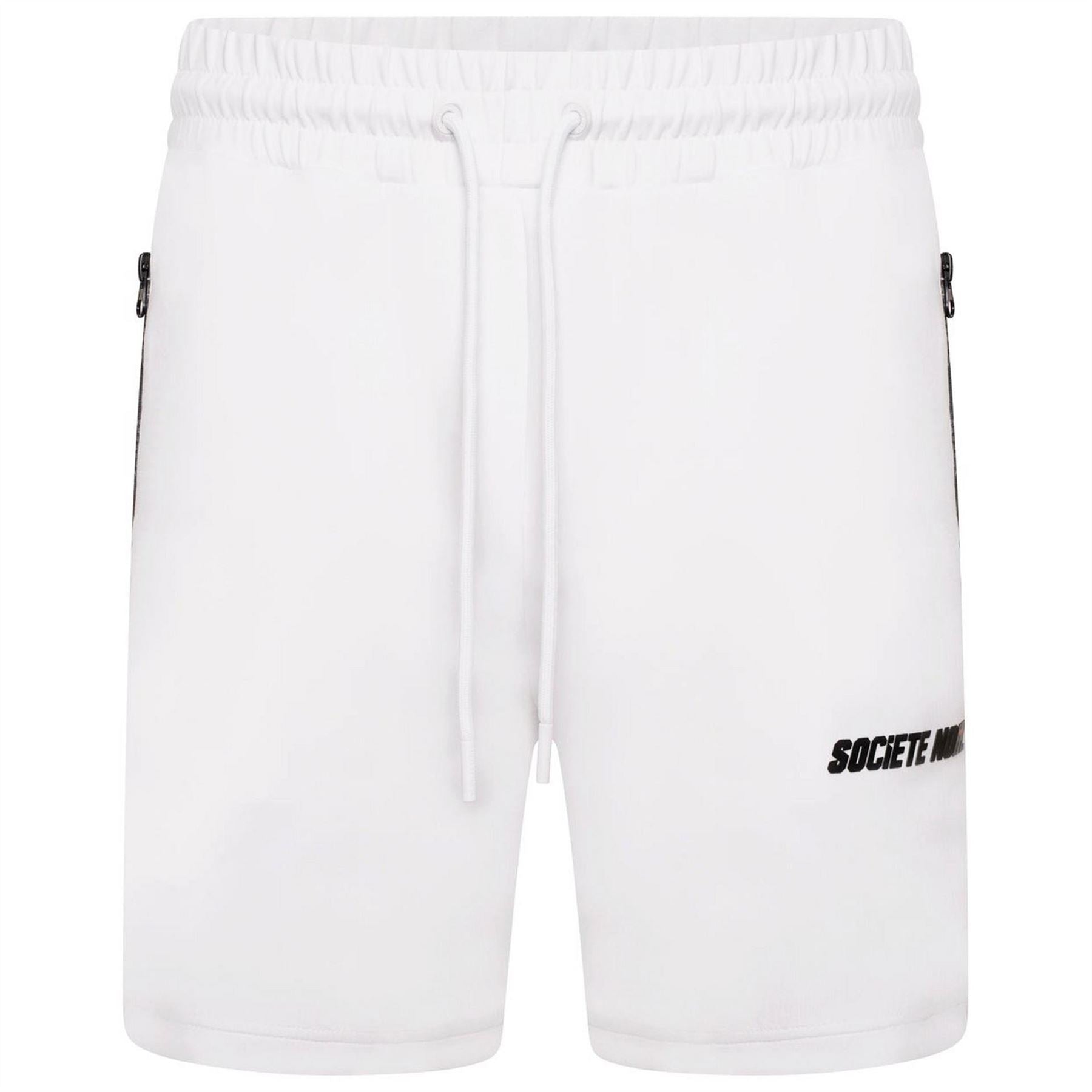 Societe Noir Nyon Bermuda Sweat Shorts with Elasticated Waistband