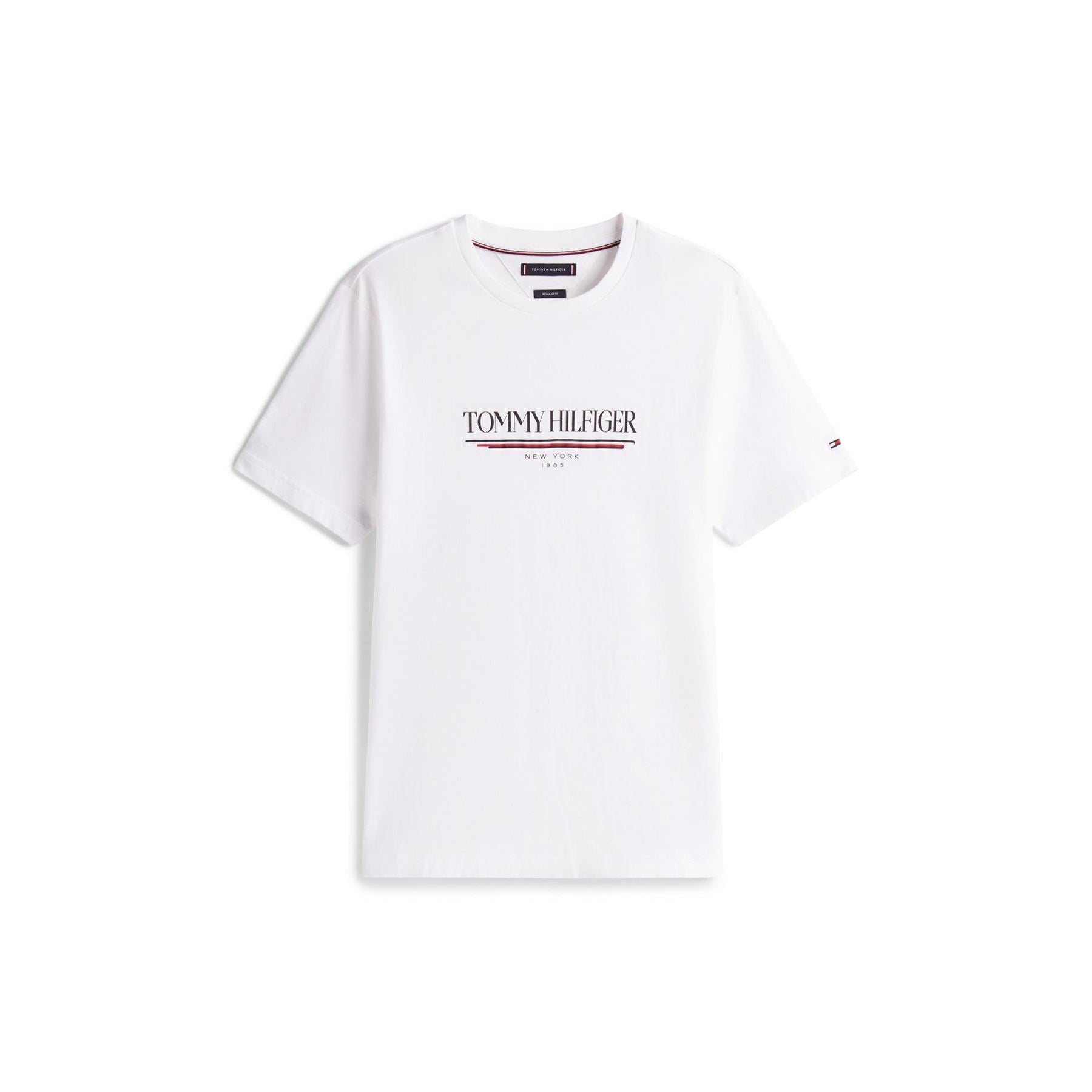Tommy Hilfiger Brand Love Lettering Regular Fit T-Shirt