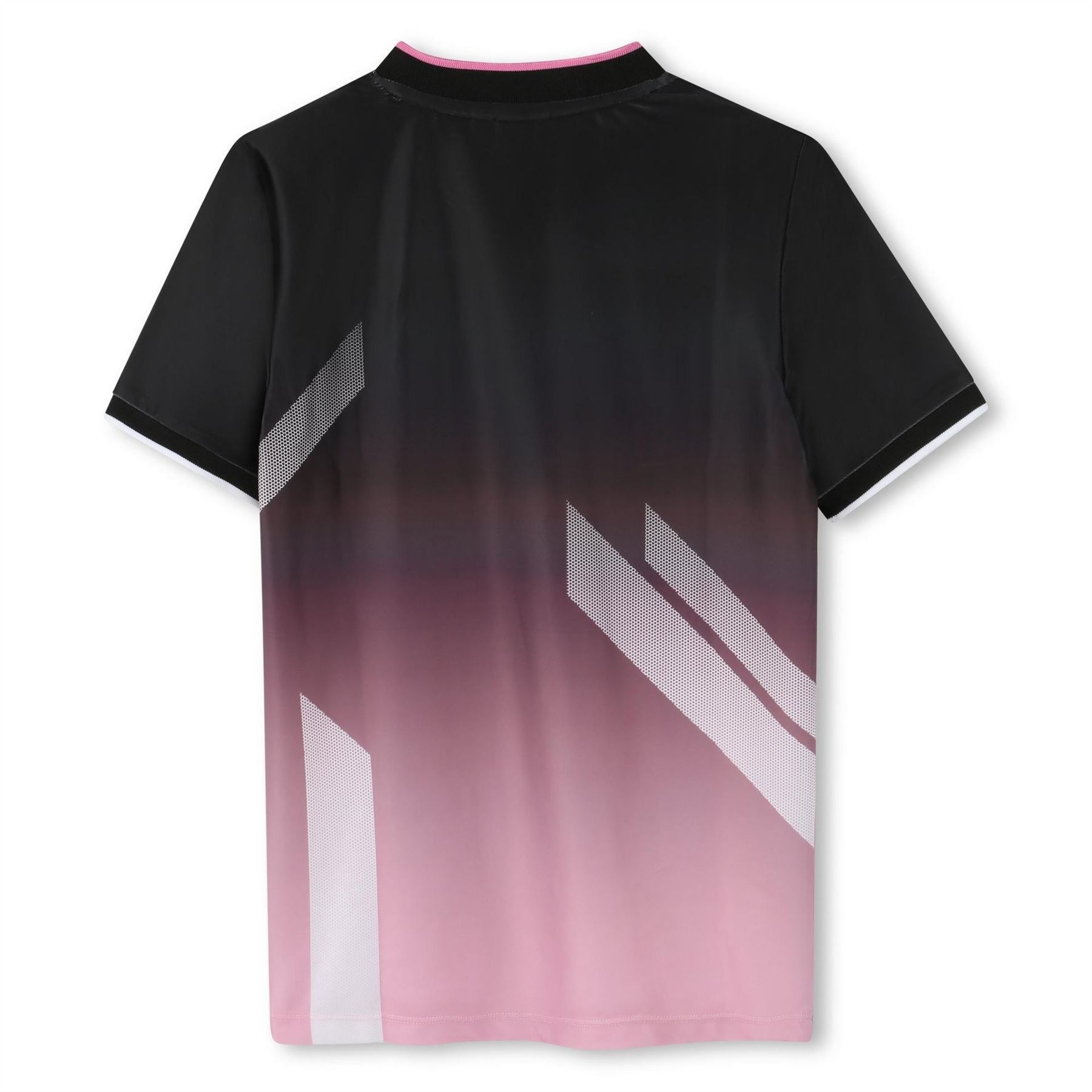 Boss Junior Logo Print Regular Fit V-Neck T-Shirt
