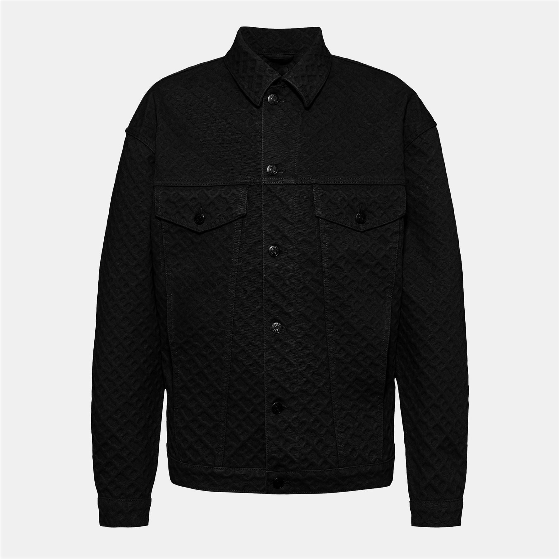 Boss Collared Neck Trucker Regular Fit Jacket