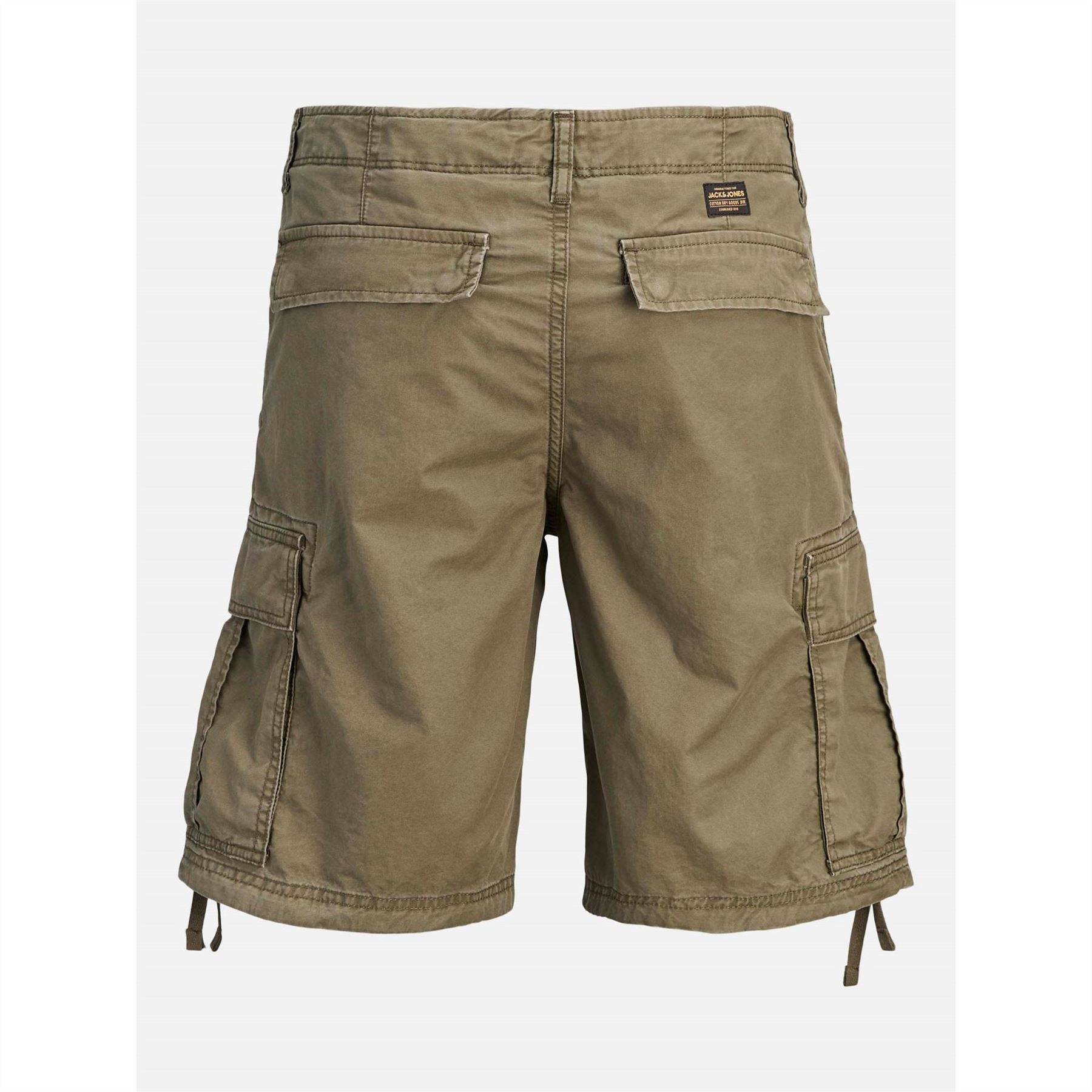 Jack and Jones Cole Frank Solid Cargo Shorts
