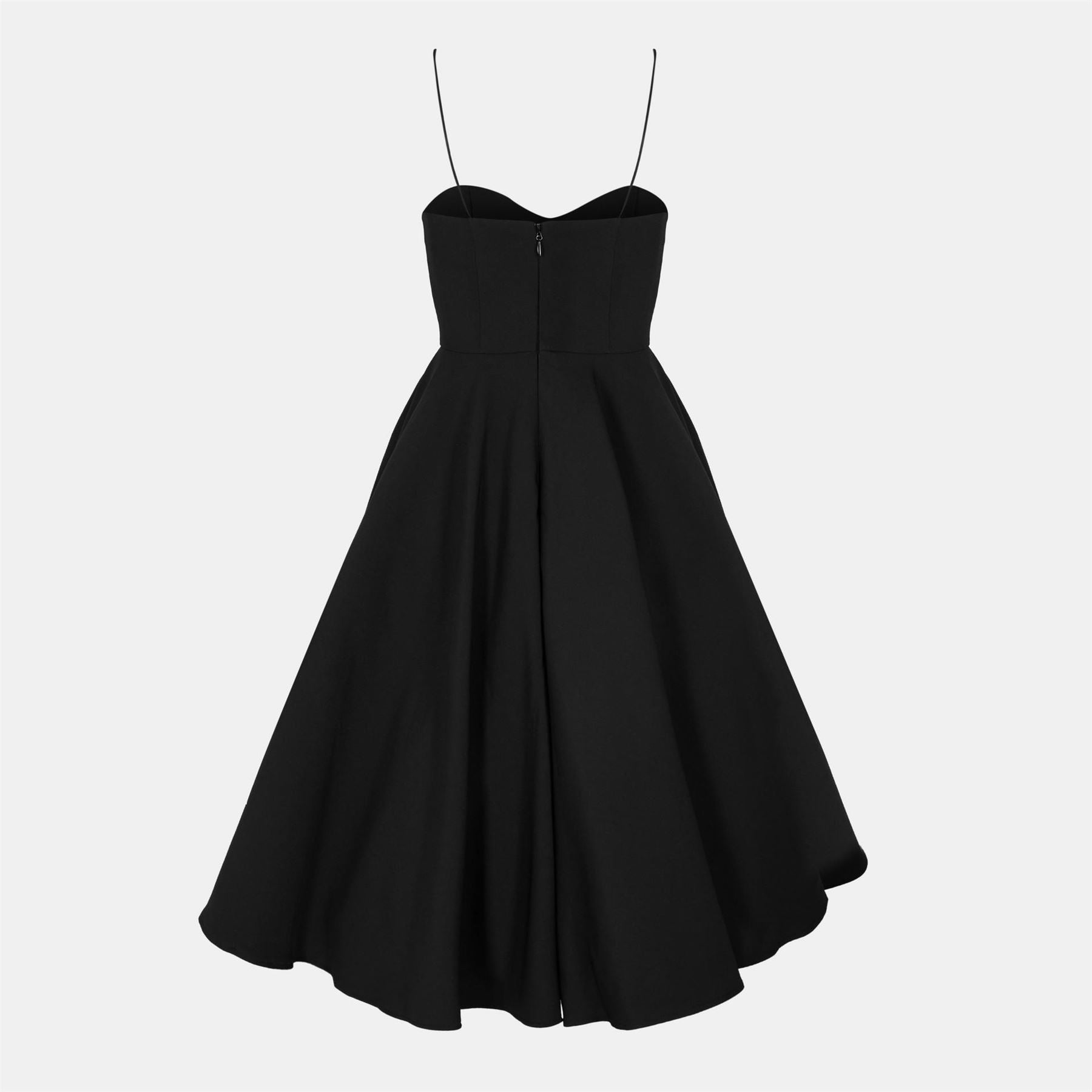 Jarlo Jones Sweetheart Neck Midi A-Line Dress