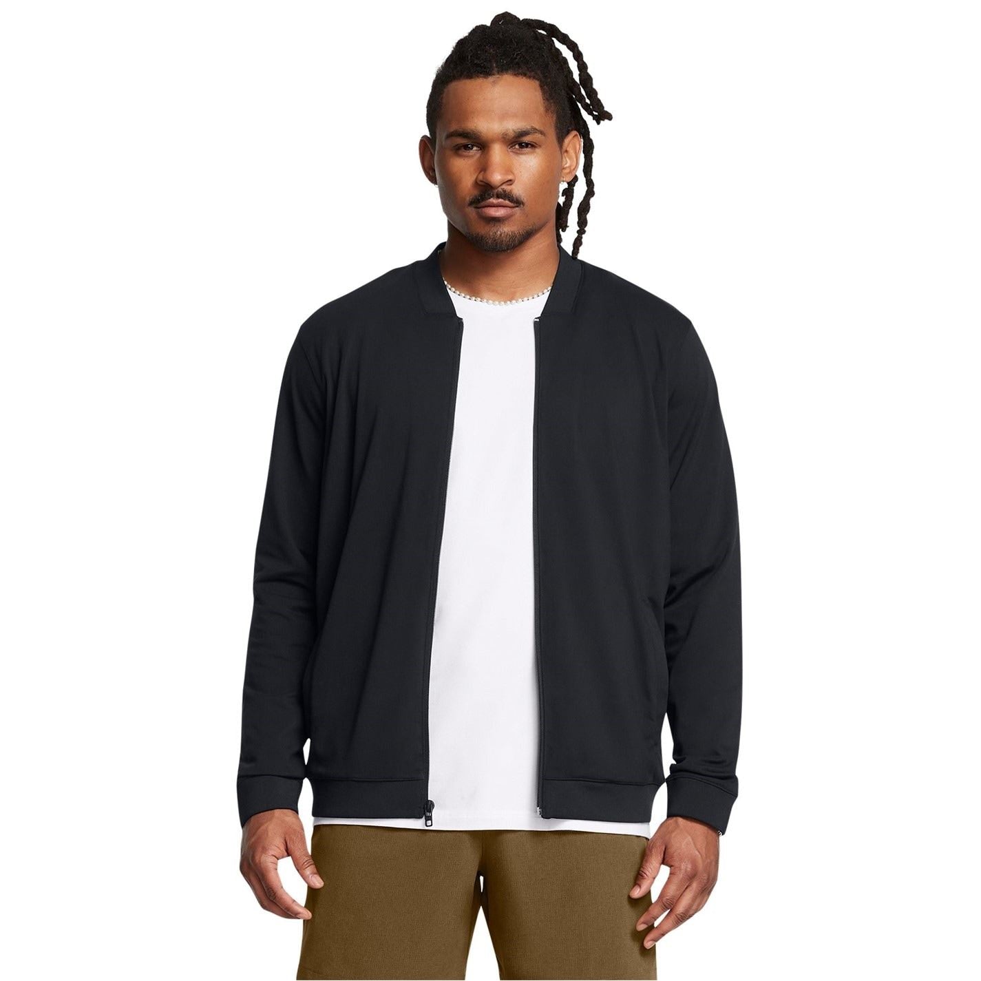 Under Armour Meridian Bomber Four Way Stretch Moisture Wicking Performance Training Jacket