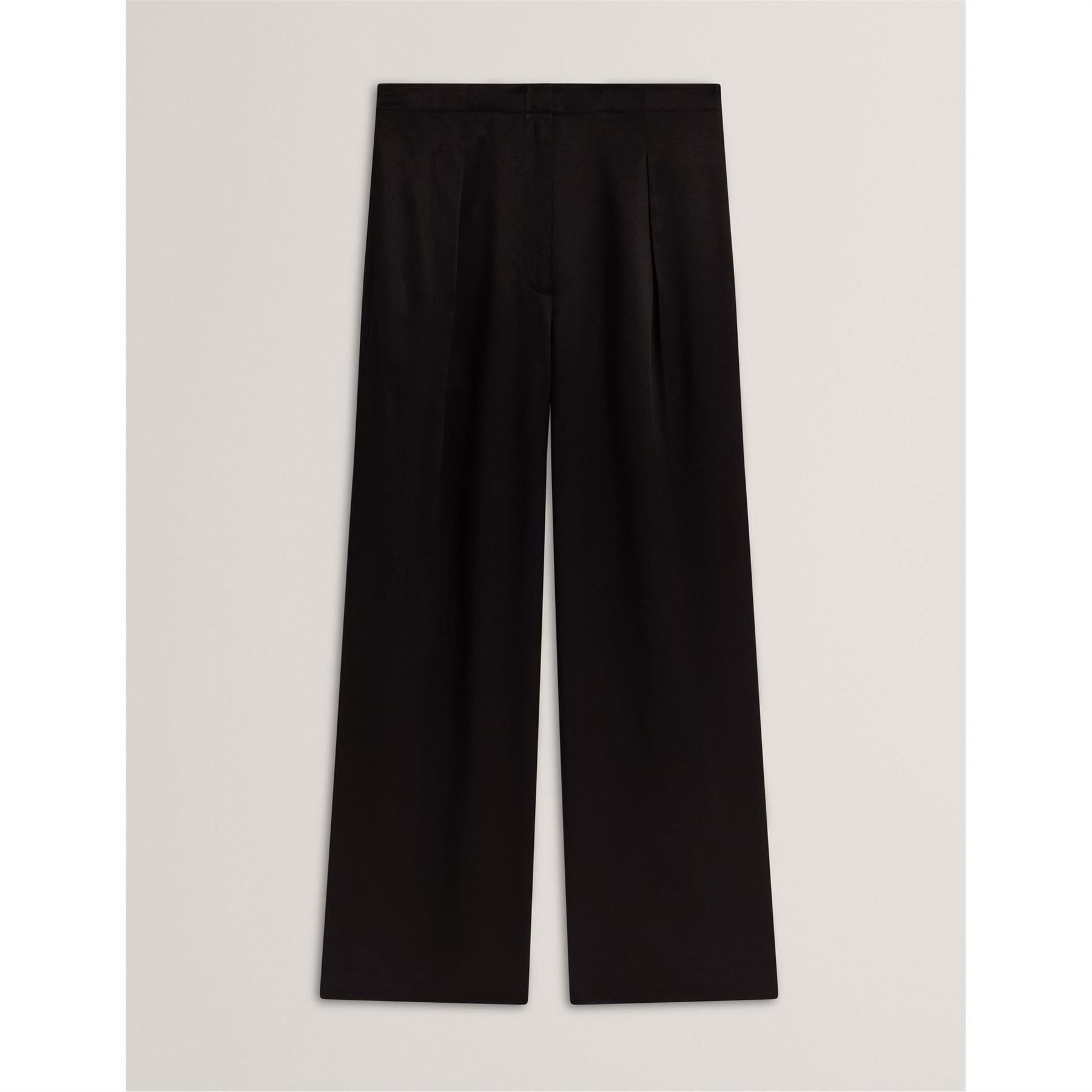 Ted Baker Elastic Back Solid Patterned Wide Leg Trousers