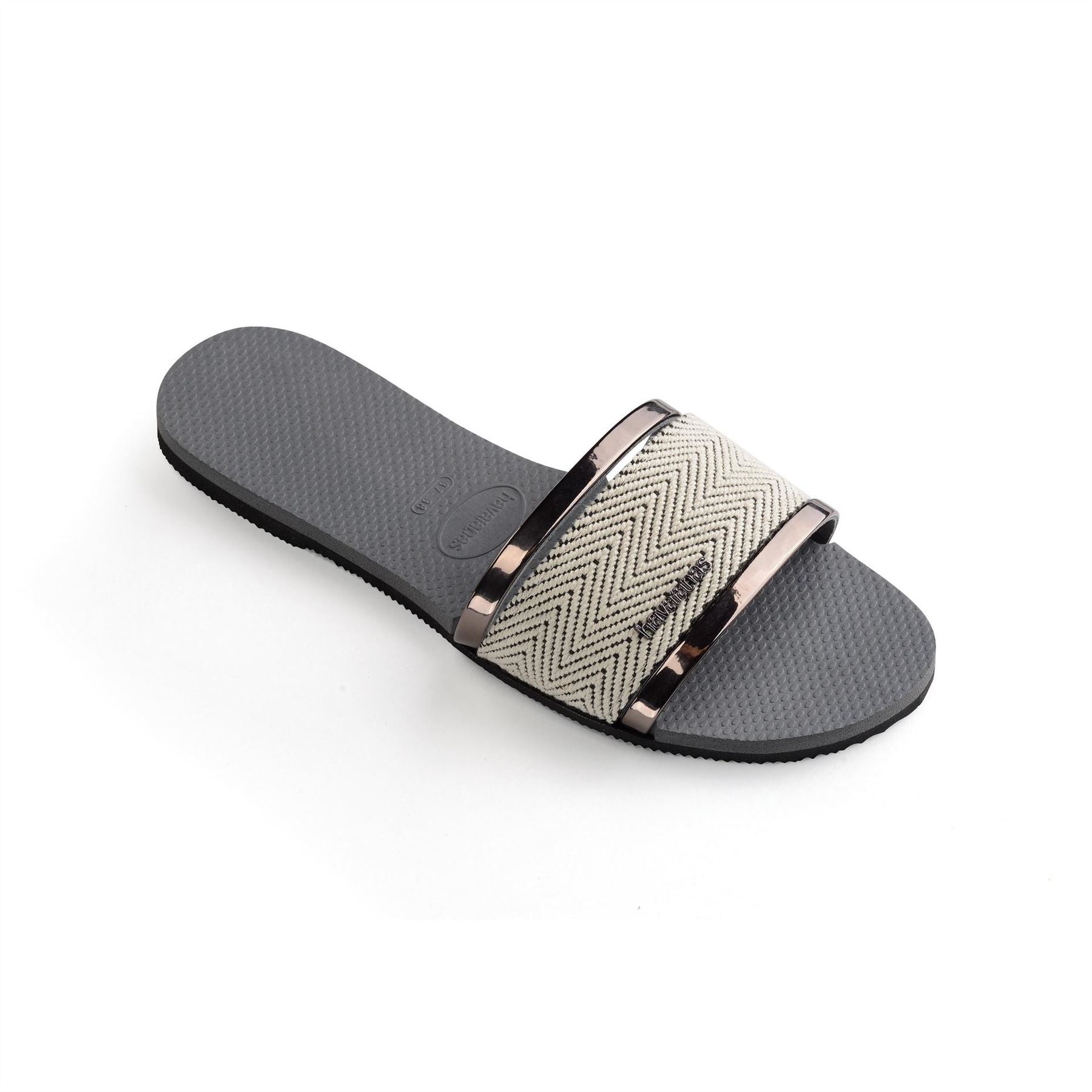 Havaianas Hav. You Trancoso Premium Black 33  Flip Flops Womens