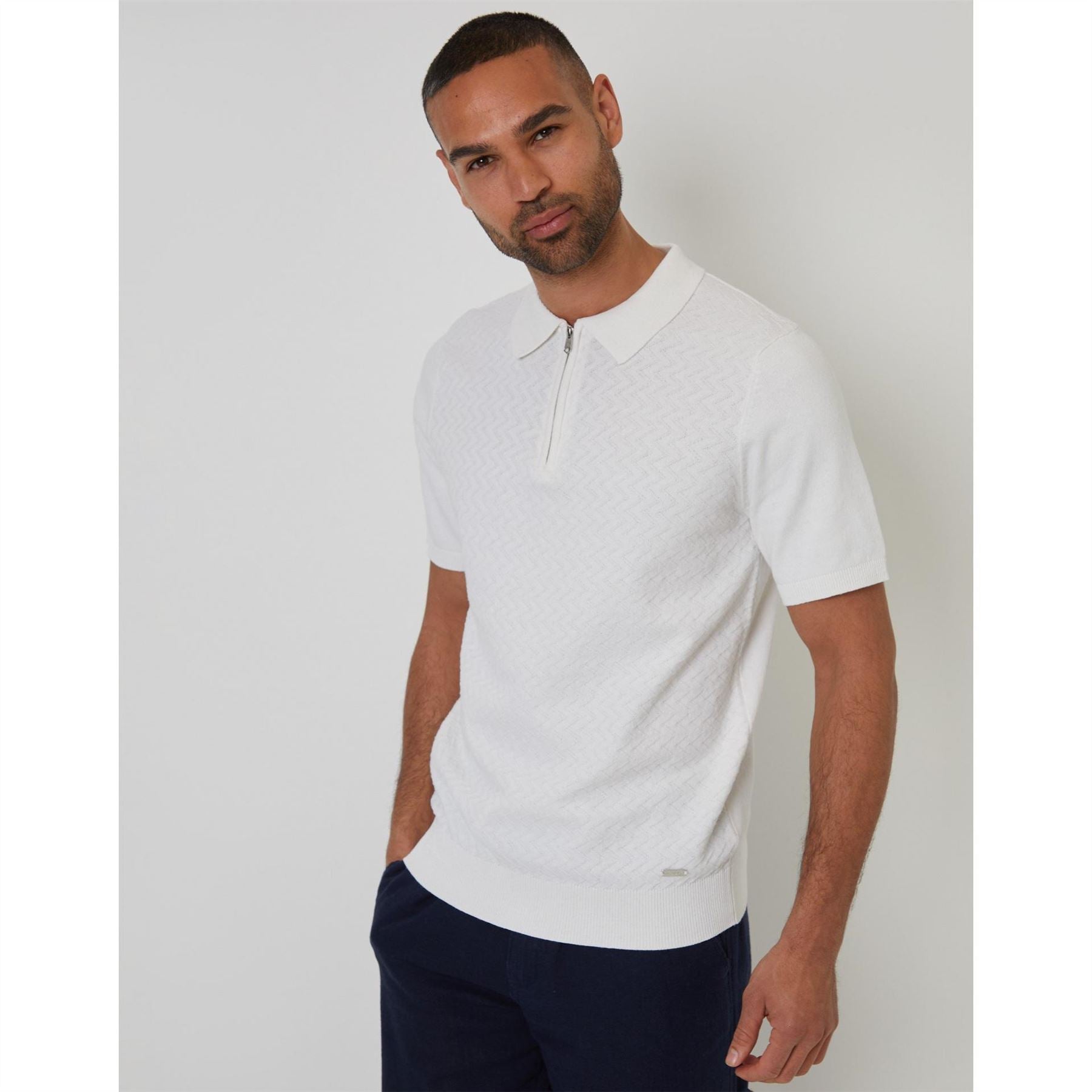 Threadbare Whittley Polo Shirt Collared Neck Short Sleeve