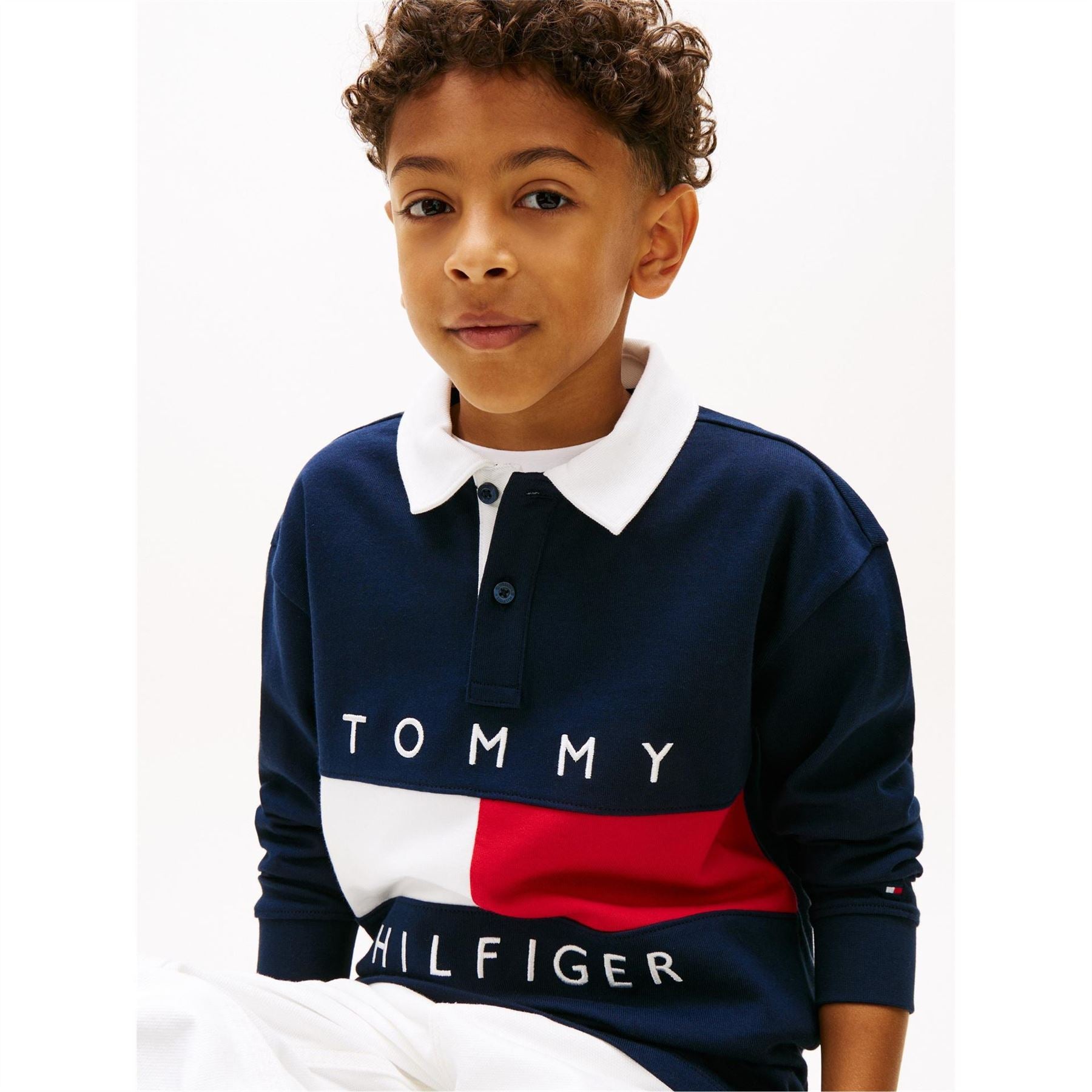 Tommy Hilfiger Heritage Collared Long Sleeve Polo Shirt