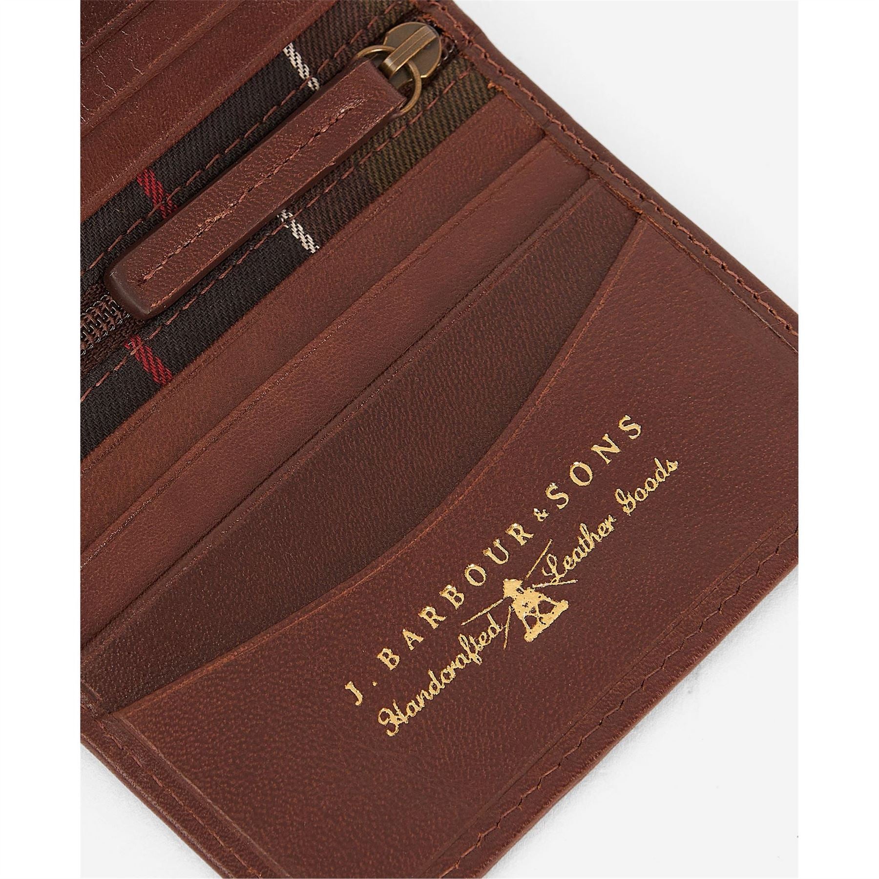 Barbour Small Billfold Leather Wallet