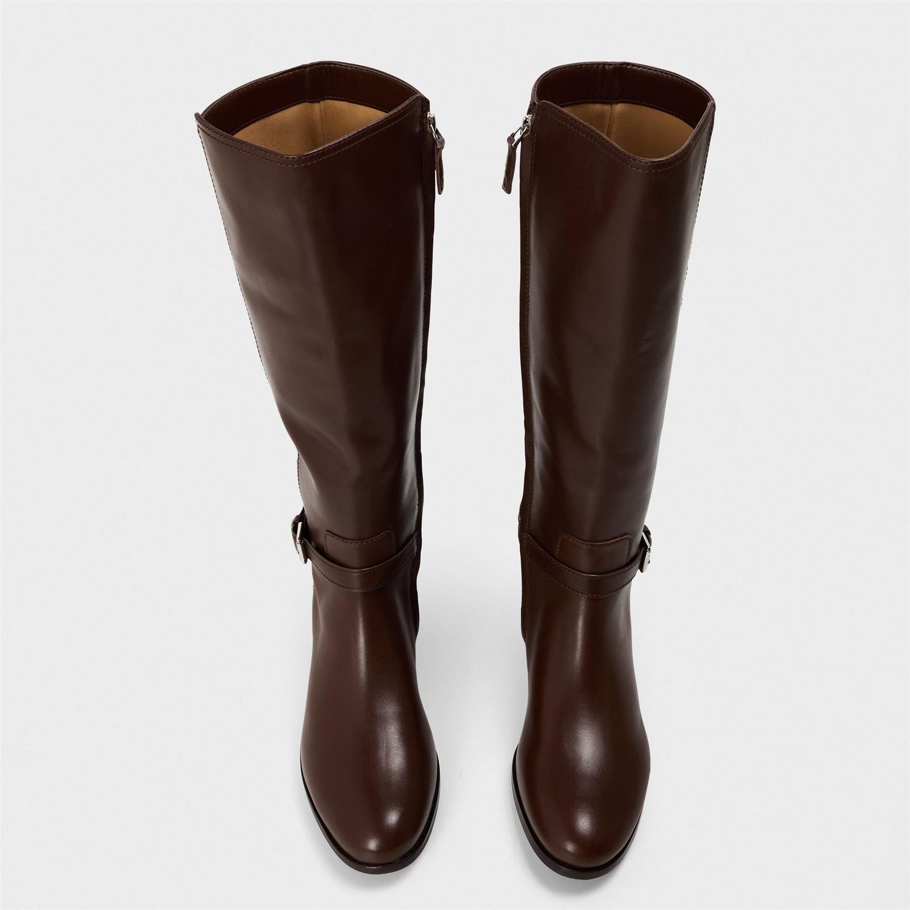 Lauren by Ralph Lauren Real Leather Brook Knee High Boots