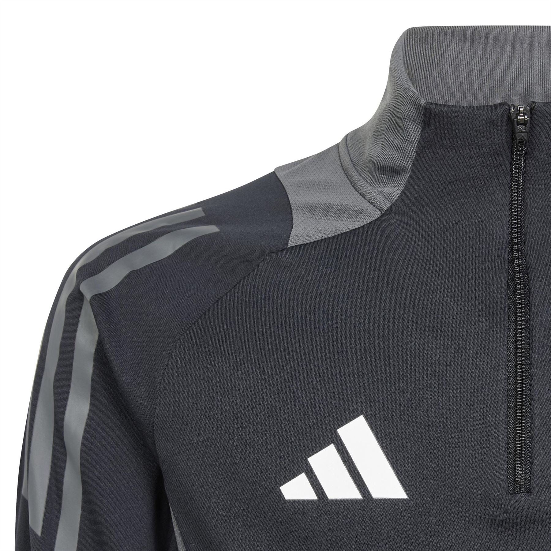adidas Kids Funnel Neck Raglan Sleeve Athletic Jersey Top
