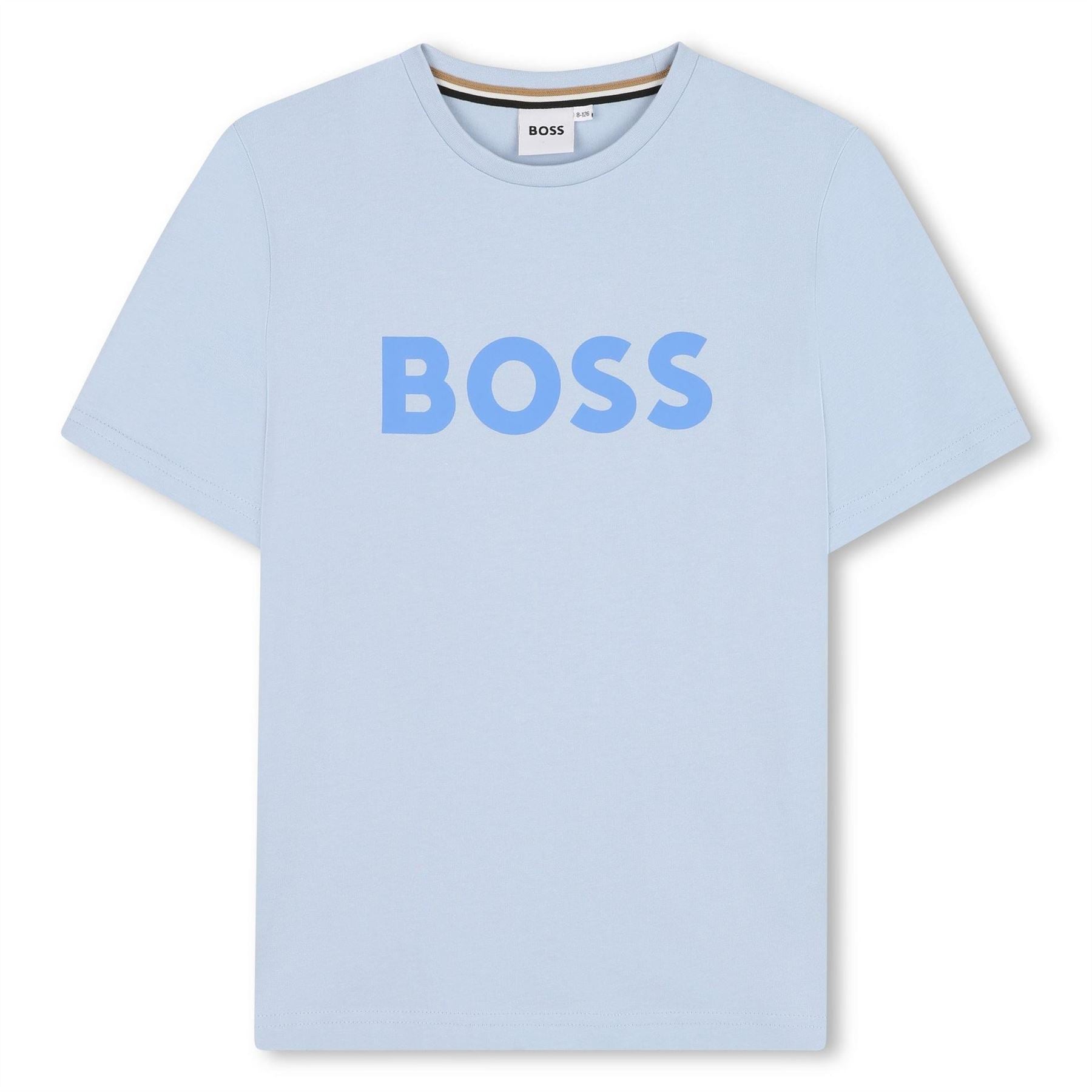 Boss Regular Fit Crew Neck Lettering T-Shirt