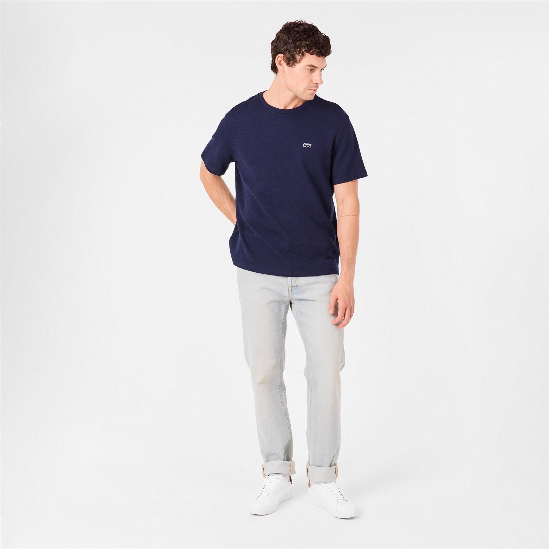 Lacoste Waffle Short Sleeve Pyjama Top