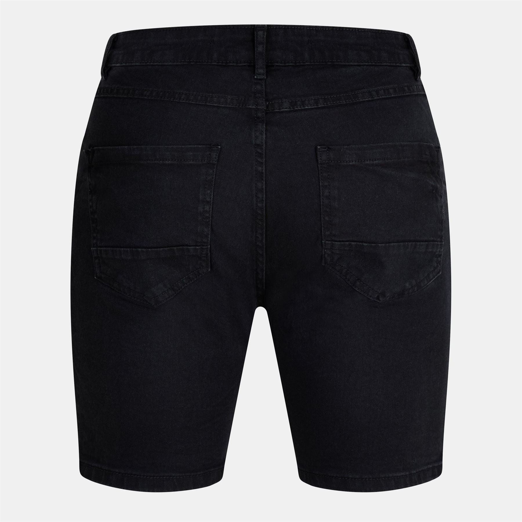 Brave Soul Short With Biker Patch Detail