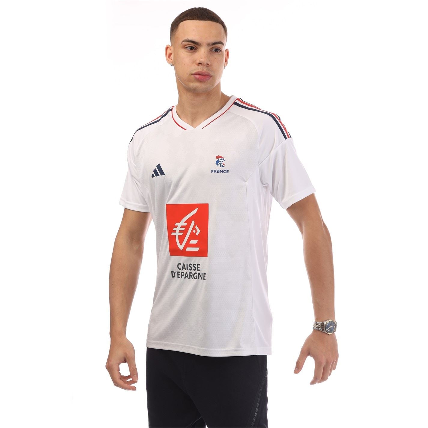 adidas France V-Neck Regular Fit T-Shirt