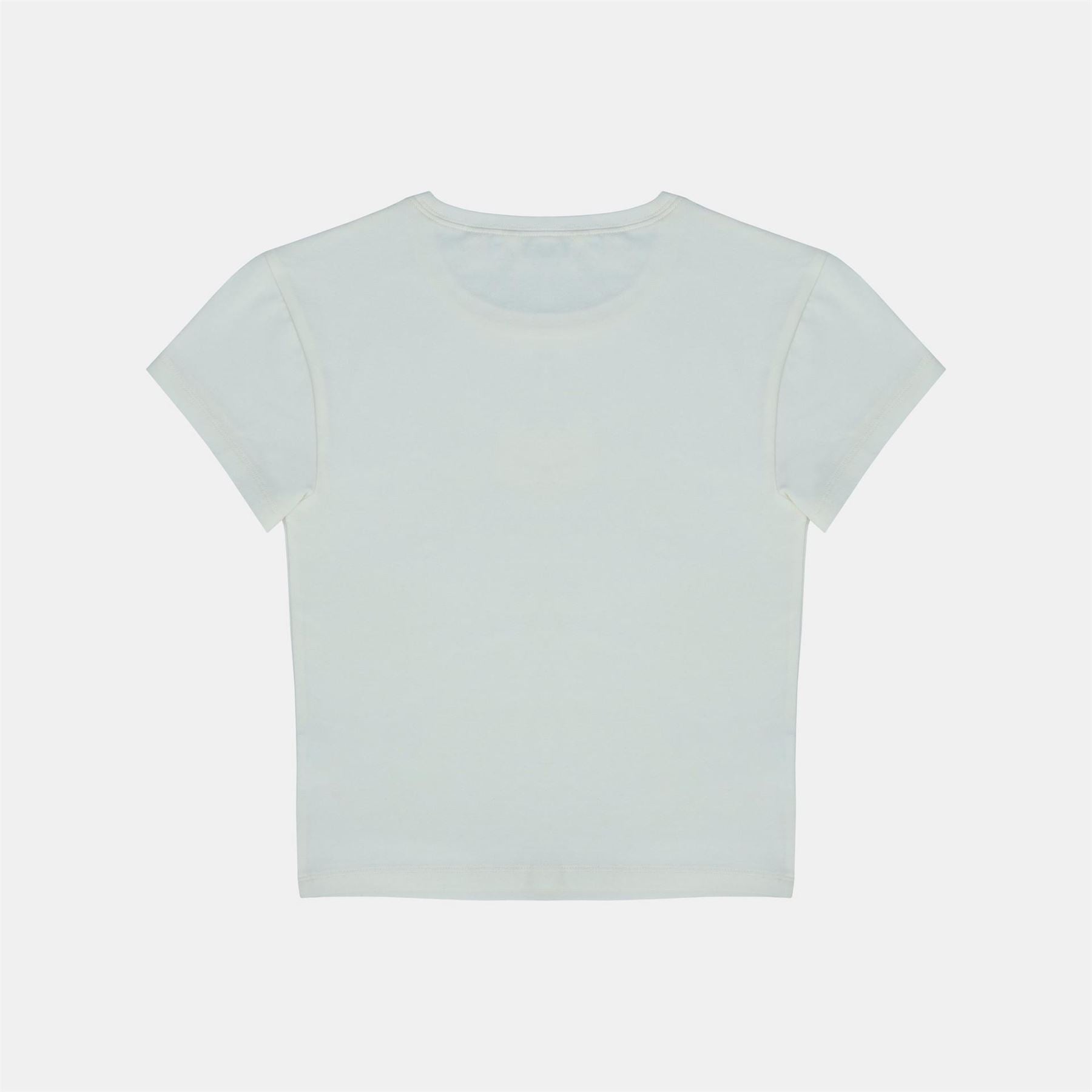 Jack Wills Graphic Cotton Short Sleeve Crew Neck Print Crop Top