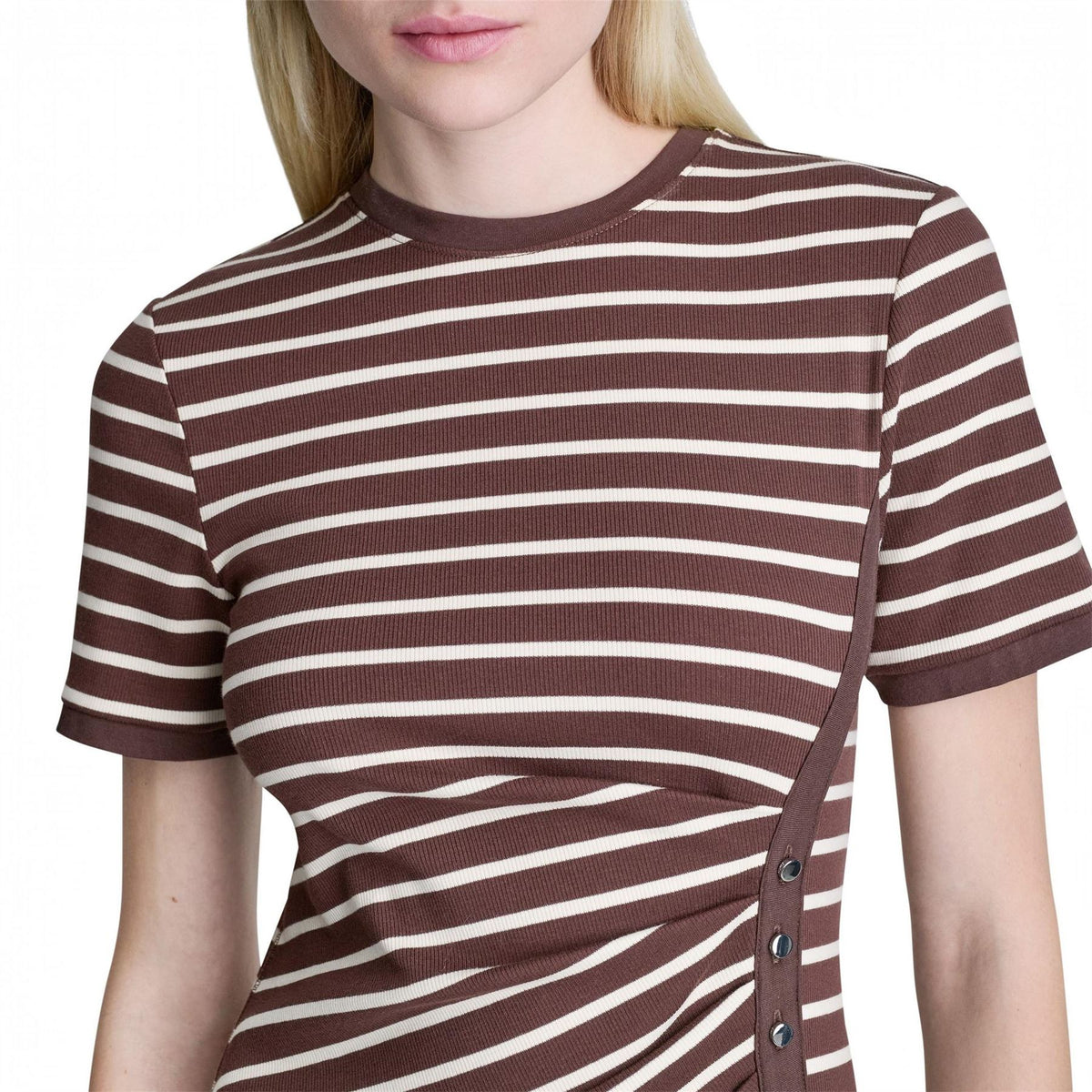 DKNY Rib Knitted T-Shirt Dress