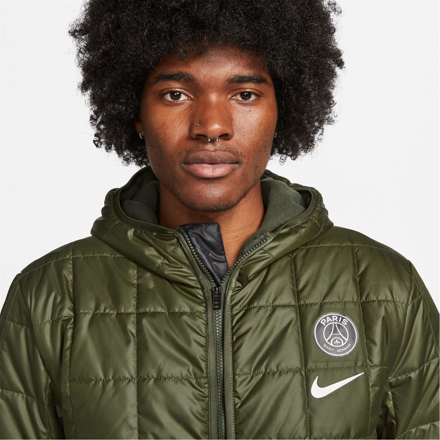 Nike Paris Saint Germain Fleece Lined Hooded Jacket Adults