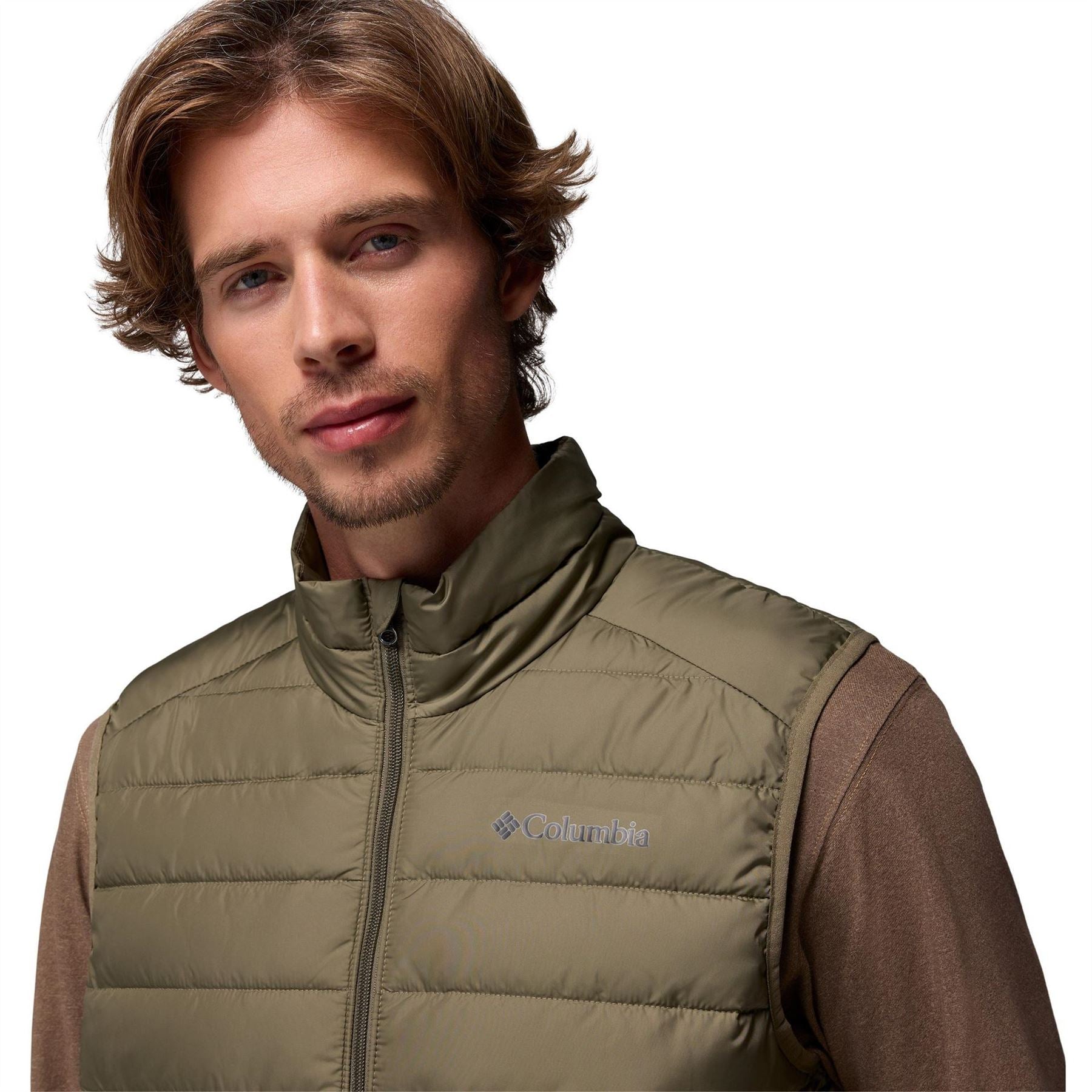 Columbia Mens Foster Solid Patterned Gilet