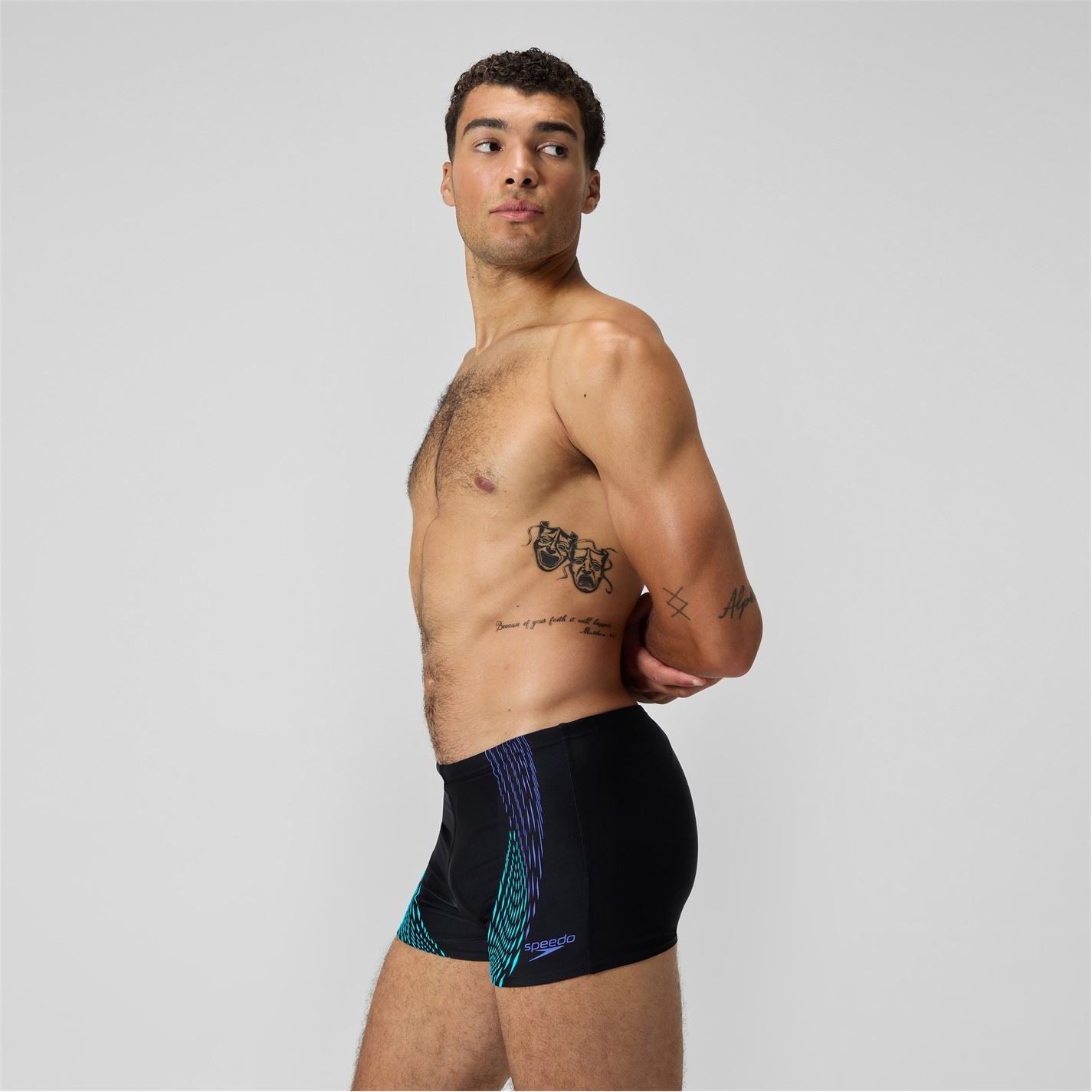 Speedo Snug Fit Graphic Print Jammer Short