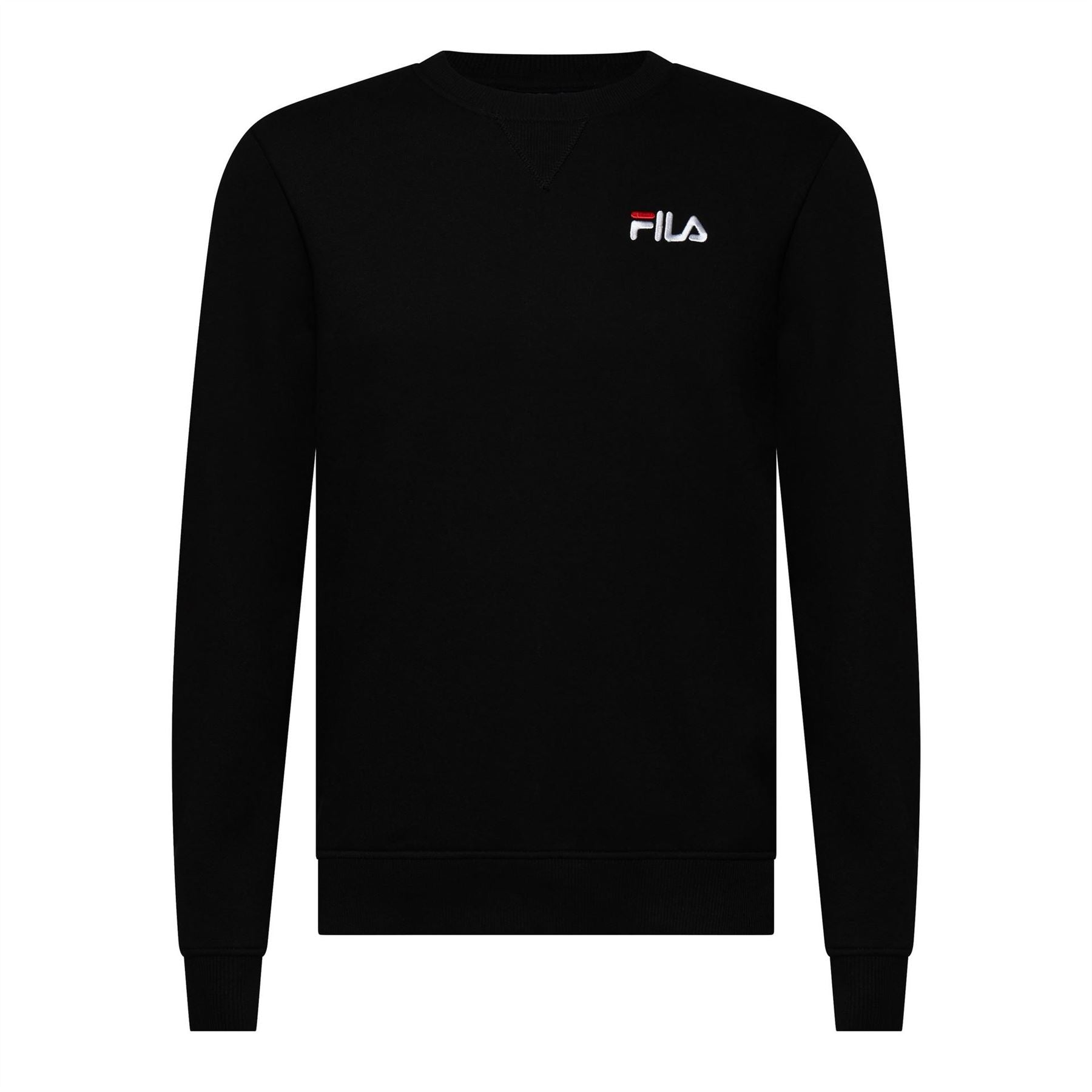 Fila Casper Wordmark Crew Neck Long Sleeve Sweatshirt